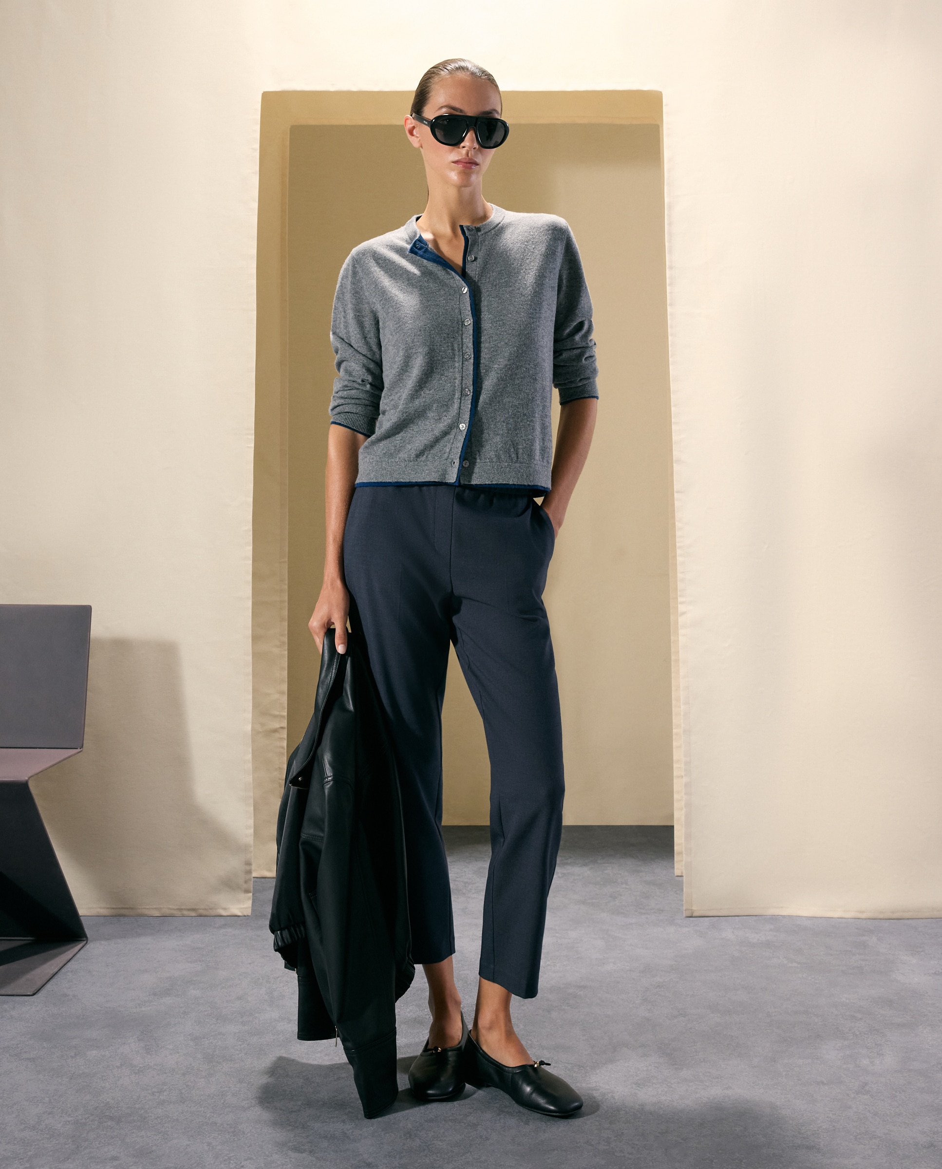 Pantalón semipitillo de mujer de vestir - Woman El Corte Inglés - 830 Antracita 830 Antracita-1