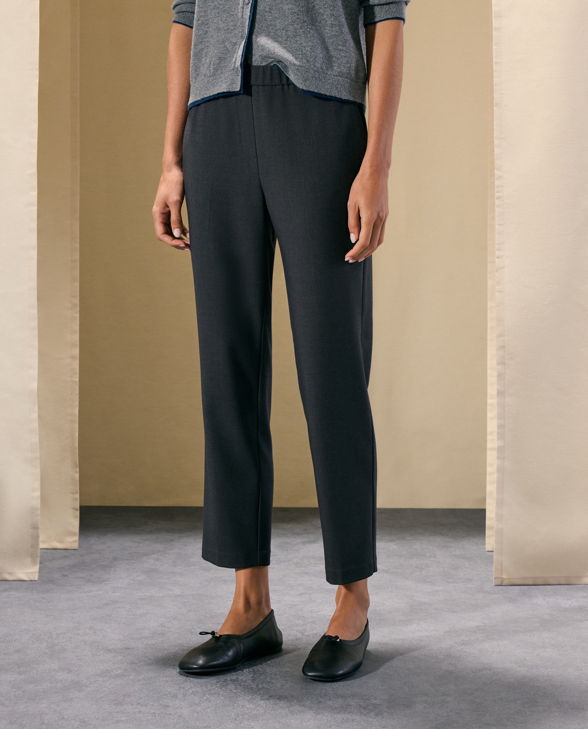 Pantalón semipitillo de mujer de vestir - Woman El Corte Inglés - 830 Antracita 830 Antracita-2