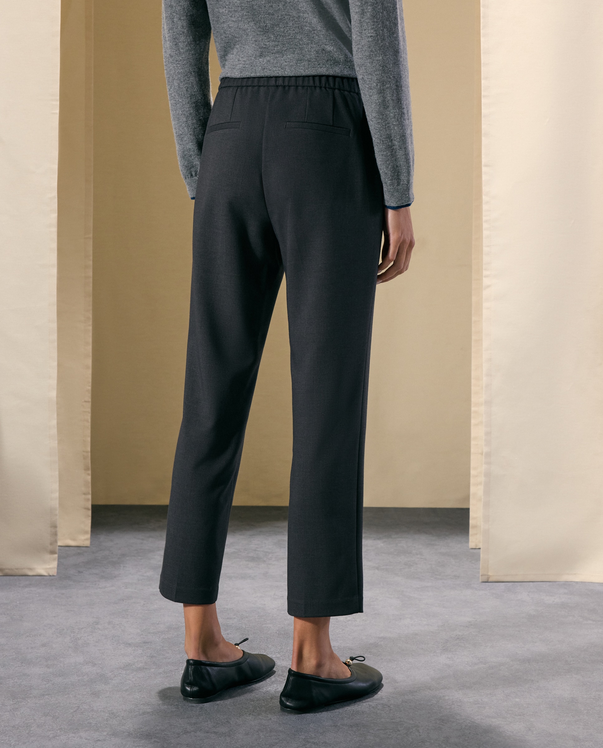 Pantalón semipitillo de mujer de vestir - Woman El Corte Inglés - 830 Antracita 830 Antracita-3