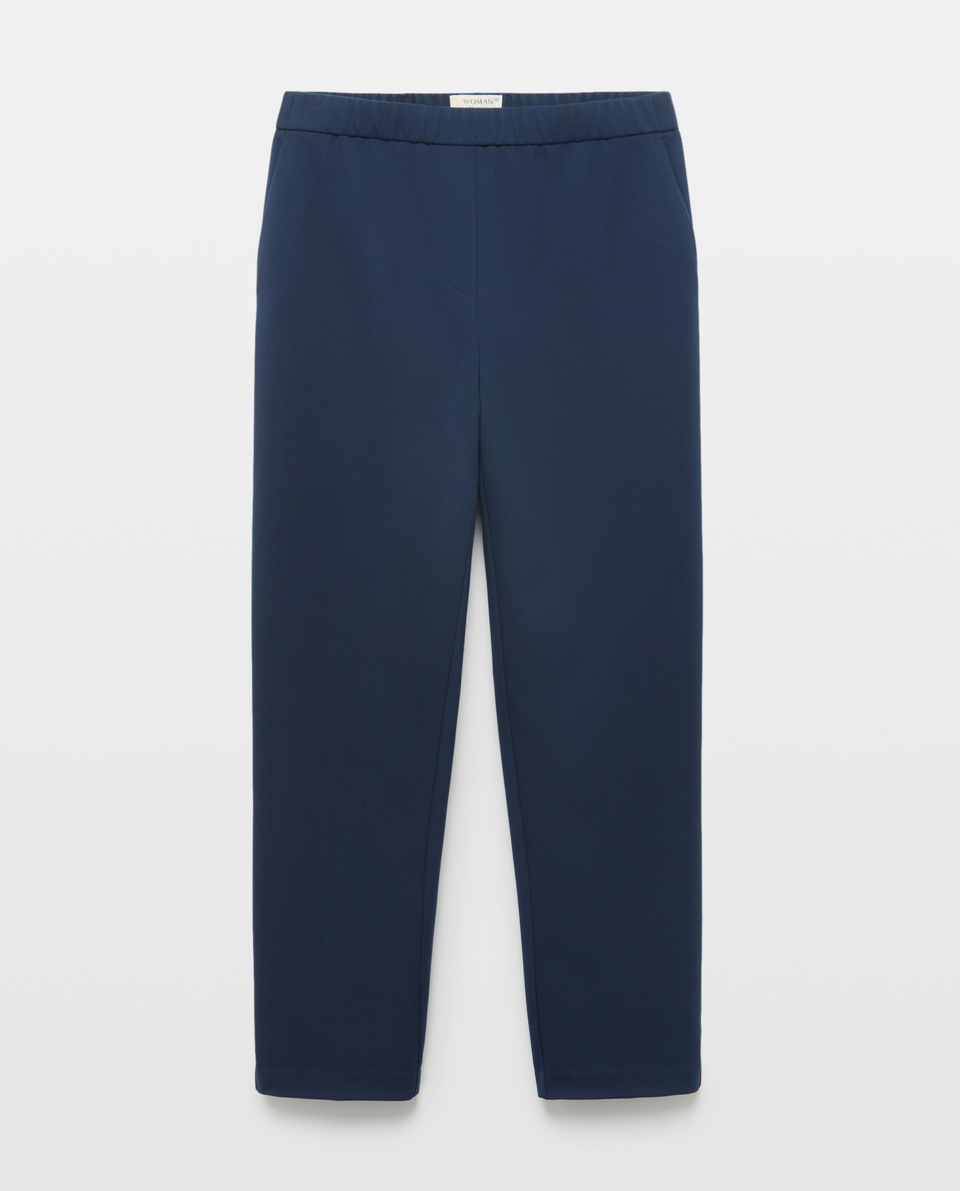 Pantalón semipitillo de mujer de vestir - Woman El Corte Inglés - Azul marino Azul marino-4