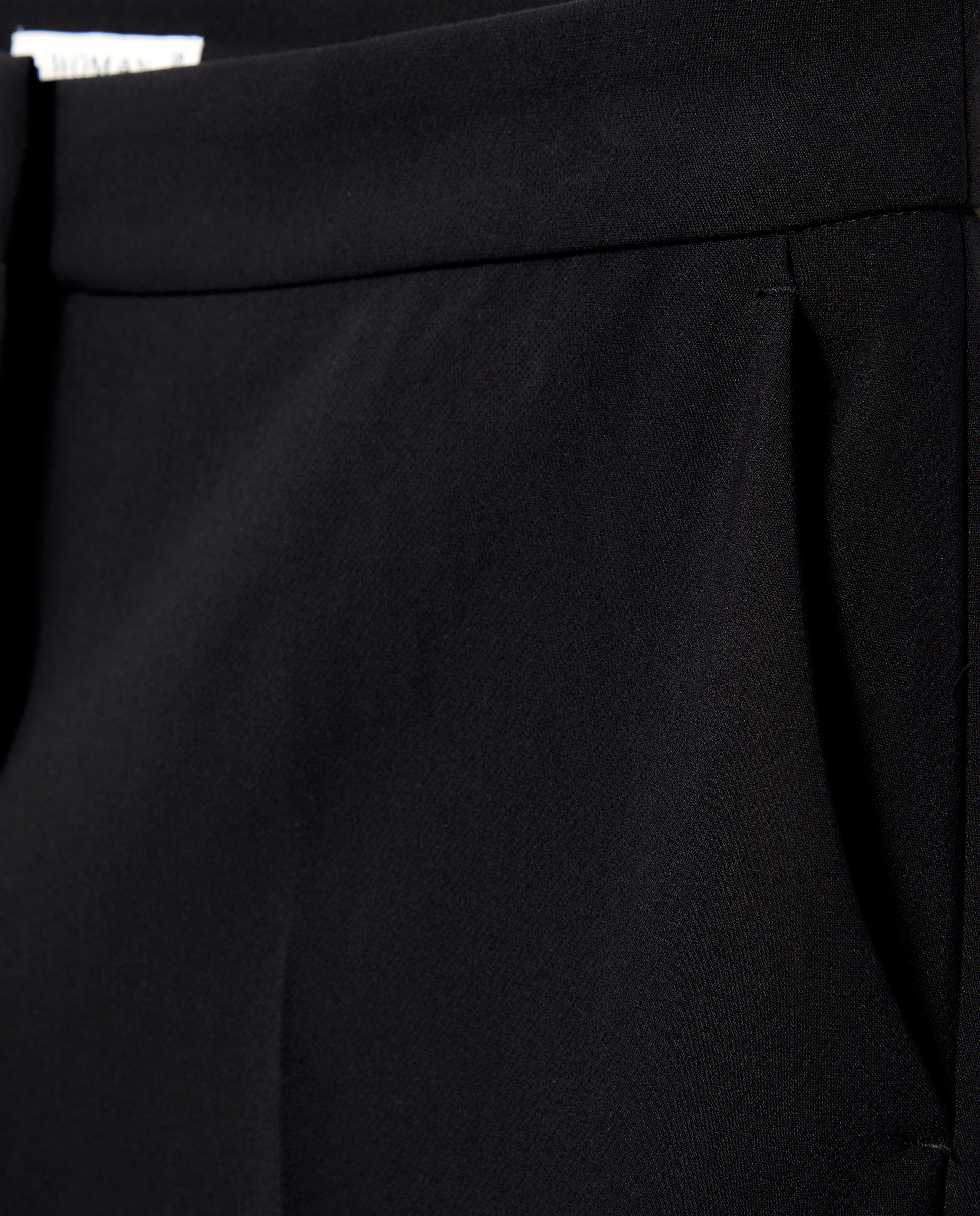 Pantalón semipitillo de mujer doble tela - Woman El Corte Inglés - Negro Negro-5