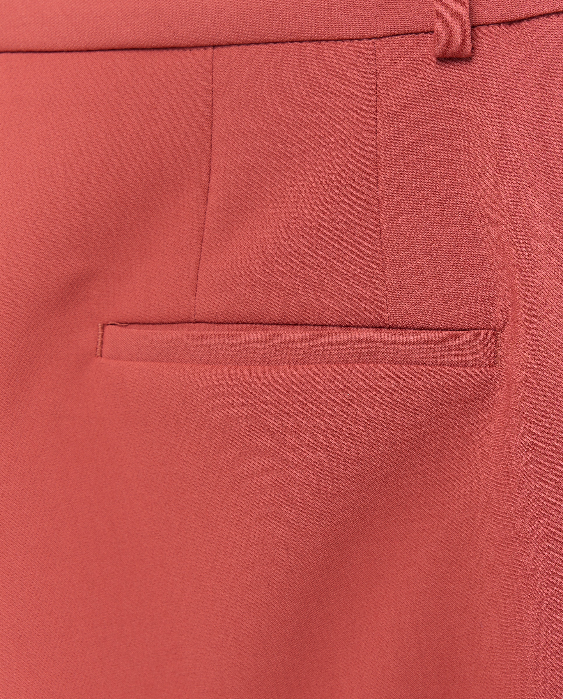 Pantalón ancho de mujer doble tela - Woman El Corte Inglés - 770 Terracota 770 Terracota-5