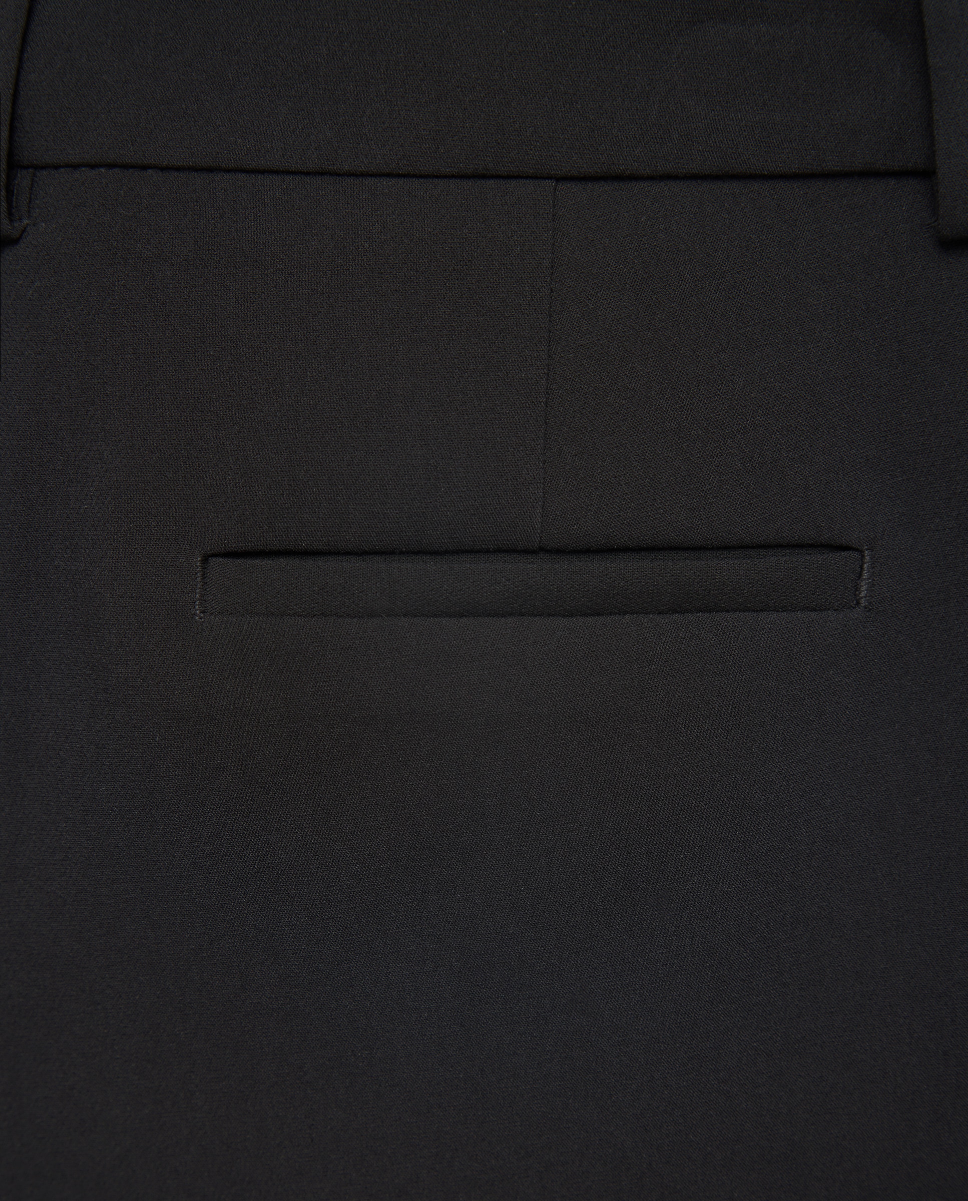 Pantalón flare de mujer doble tela - Woman El Corte Inglés - Negro Negro-5