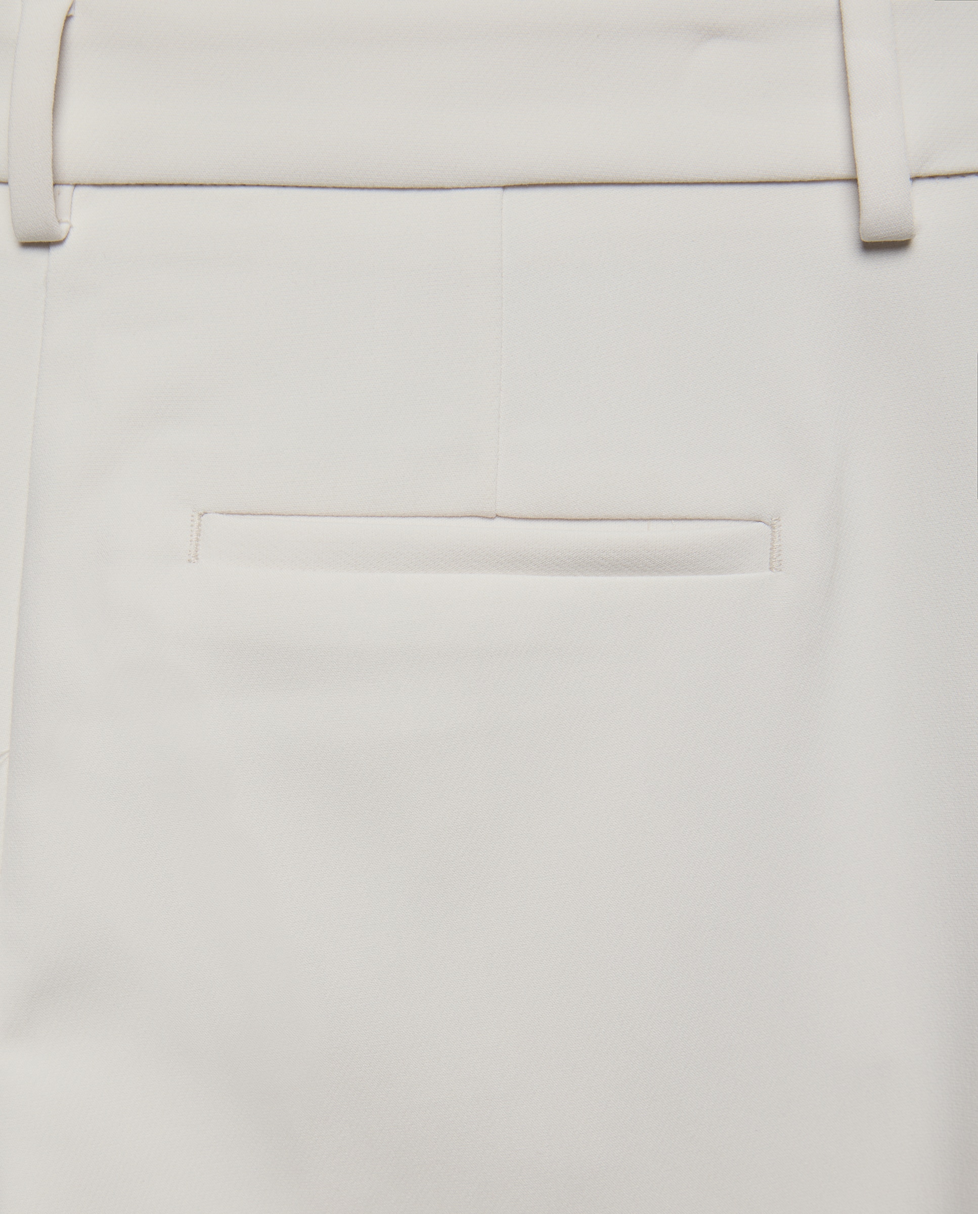Pantalón flare de mujer doble tela - Woman El Corte Inglés - 120 Crudo 120 Crudo-5