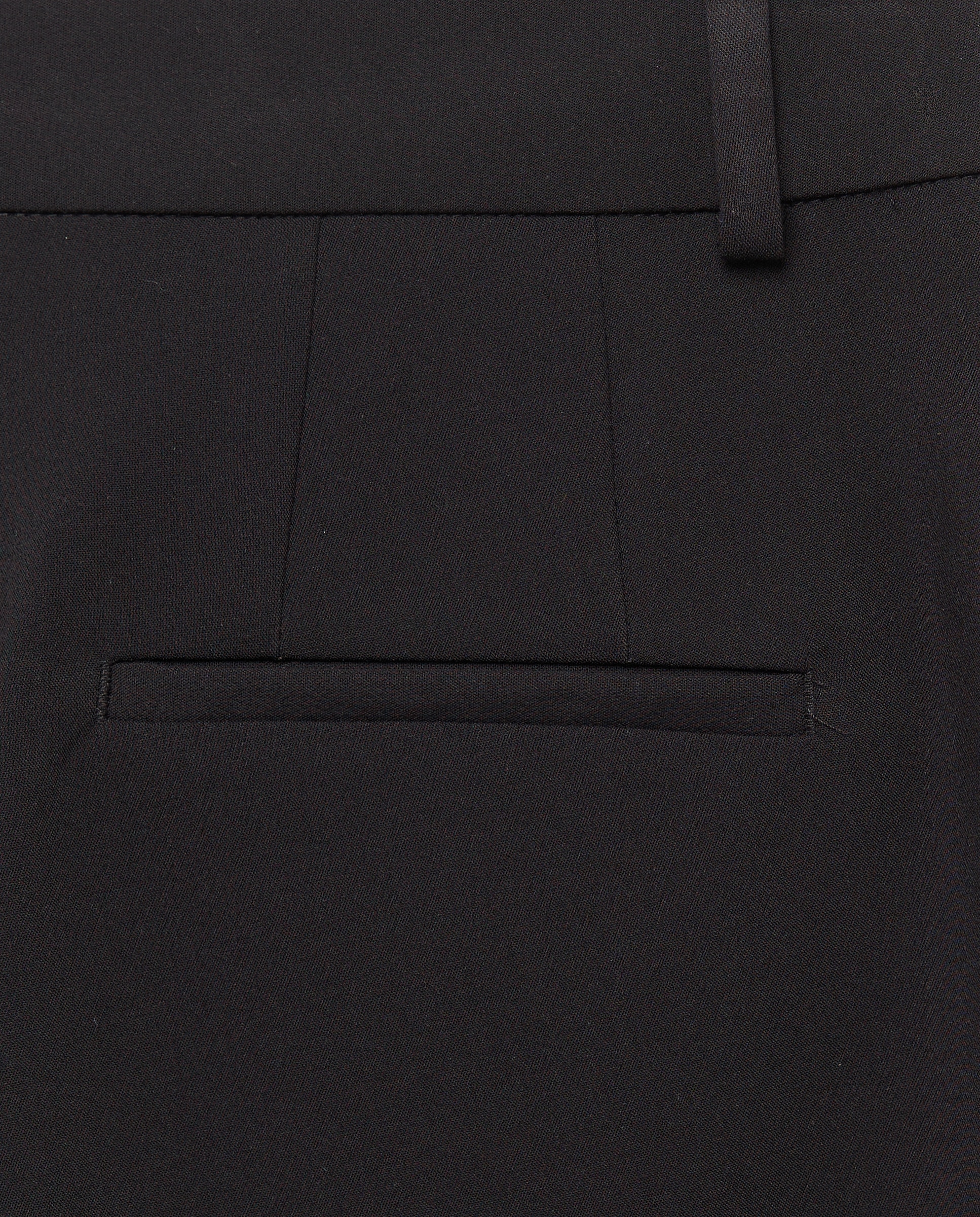 Pantalón ancho de mujer doble tela - Woman El Corte Inglés - Negro Negro-5