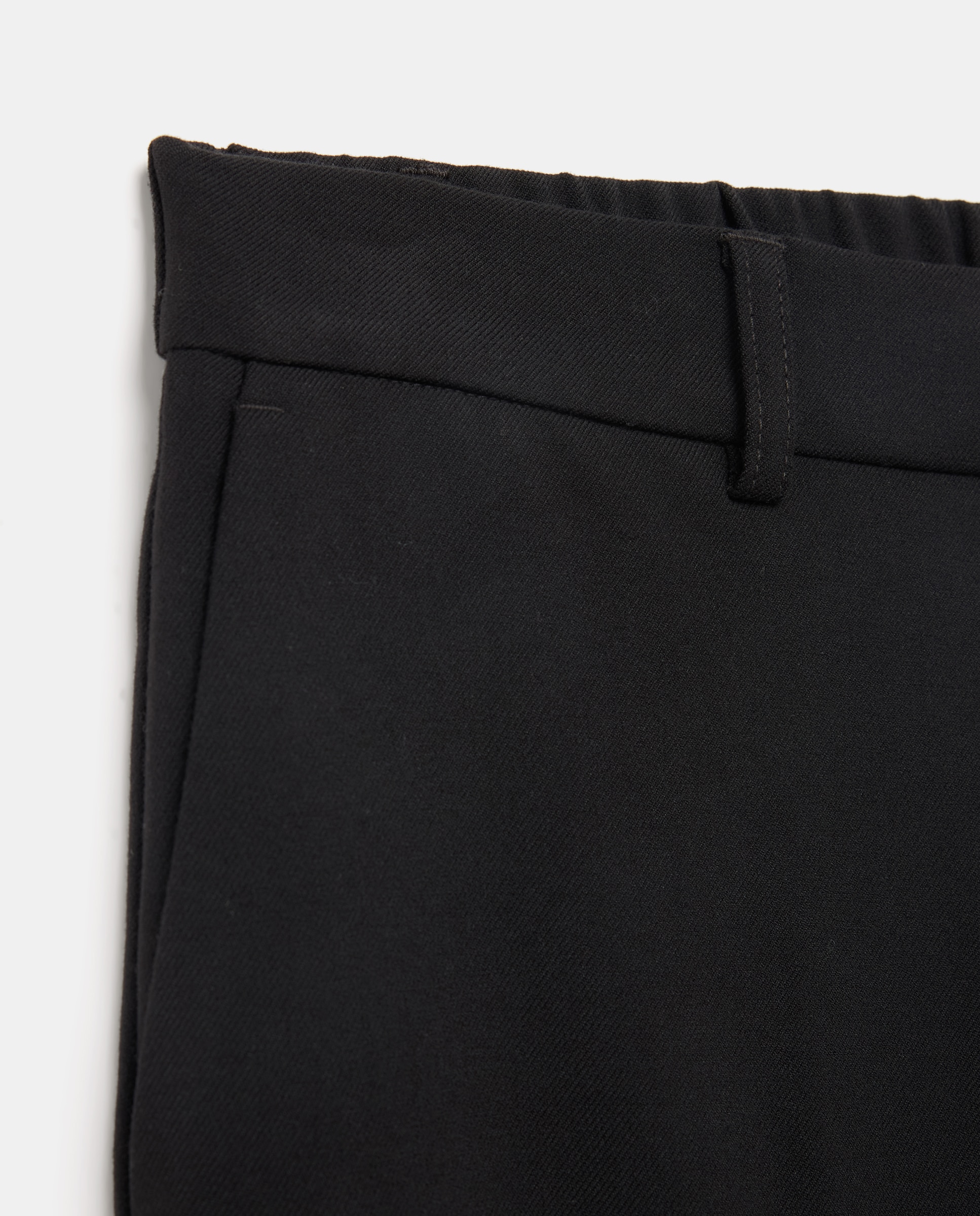 Pantalón de mujer ancho con goma - Woman El Corte Inglés - Negro Negro-5