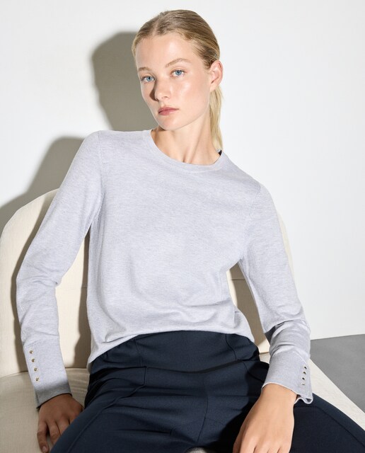 Imagen 0 de Jersey de viscosa básico liso de mujer