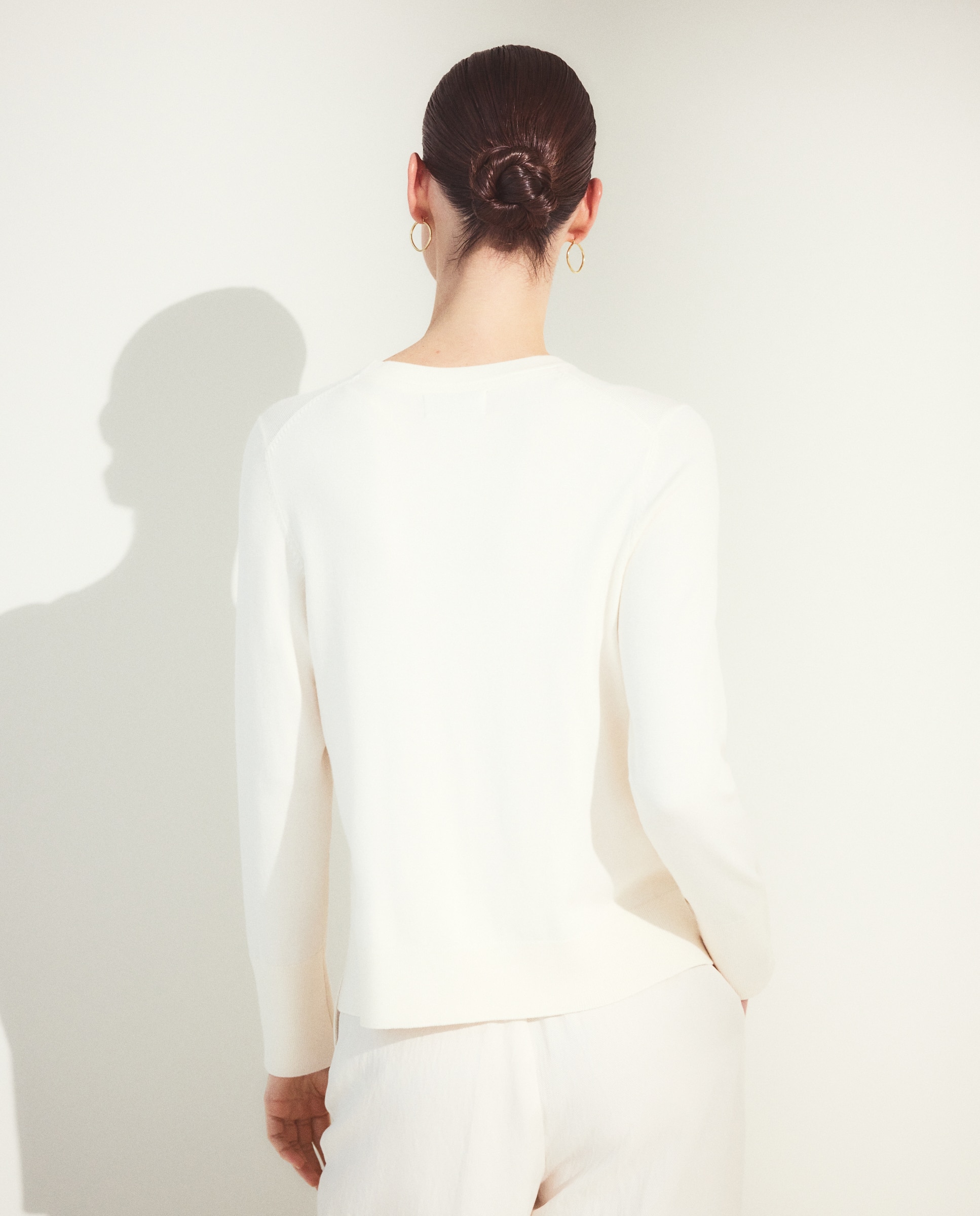 Imagen 3 de Jersey liso básico de mujer - Woman El Corte Inglés - 120 Crudo 120 Crudo