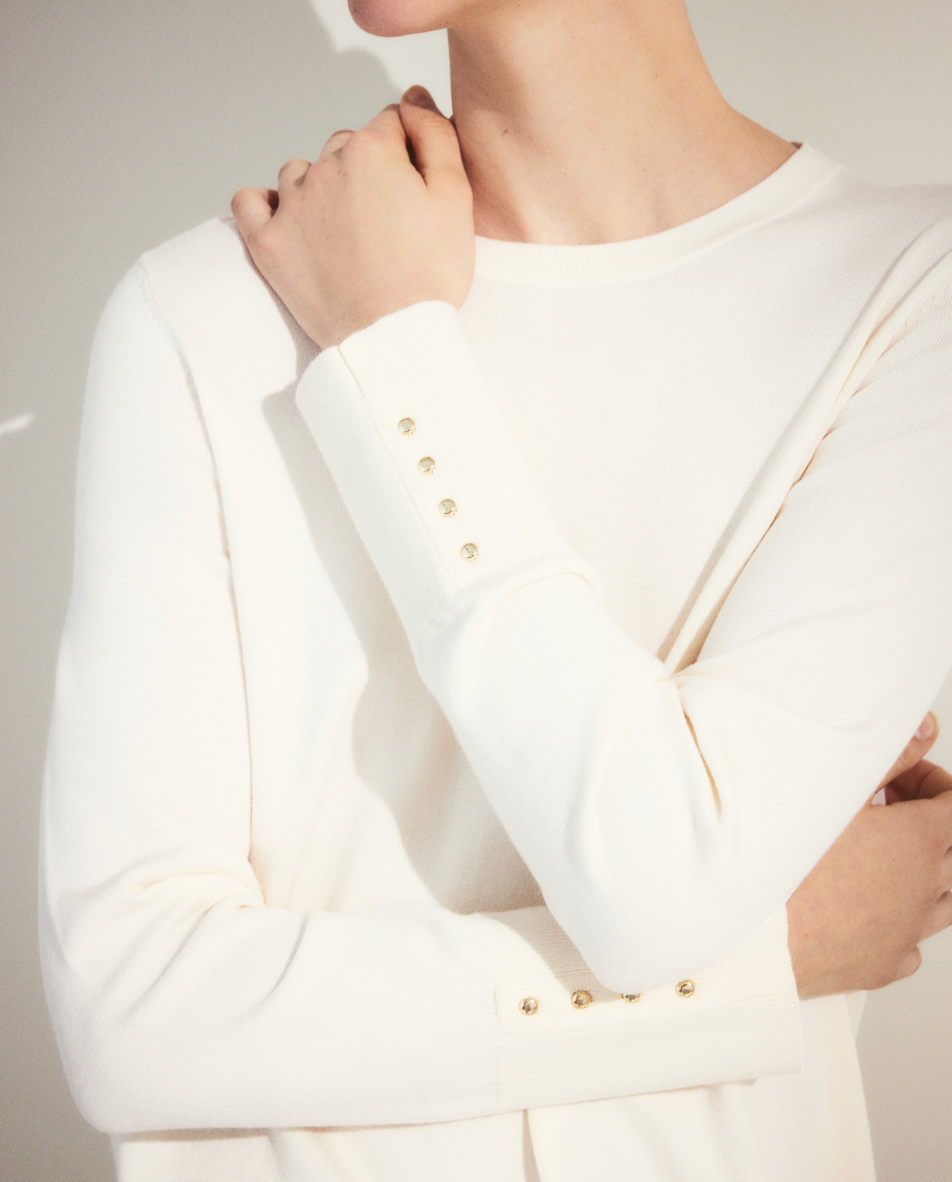 Imagen 4 de Jersey liso básico de mujer - Woman El Corte Inglés - 120 Crudo 120 Crudo