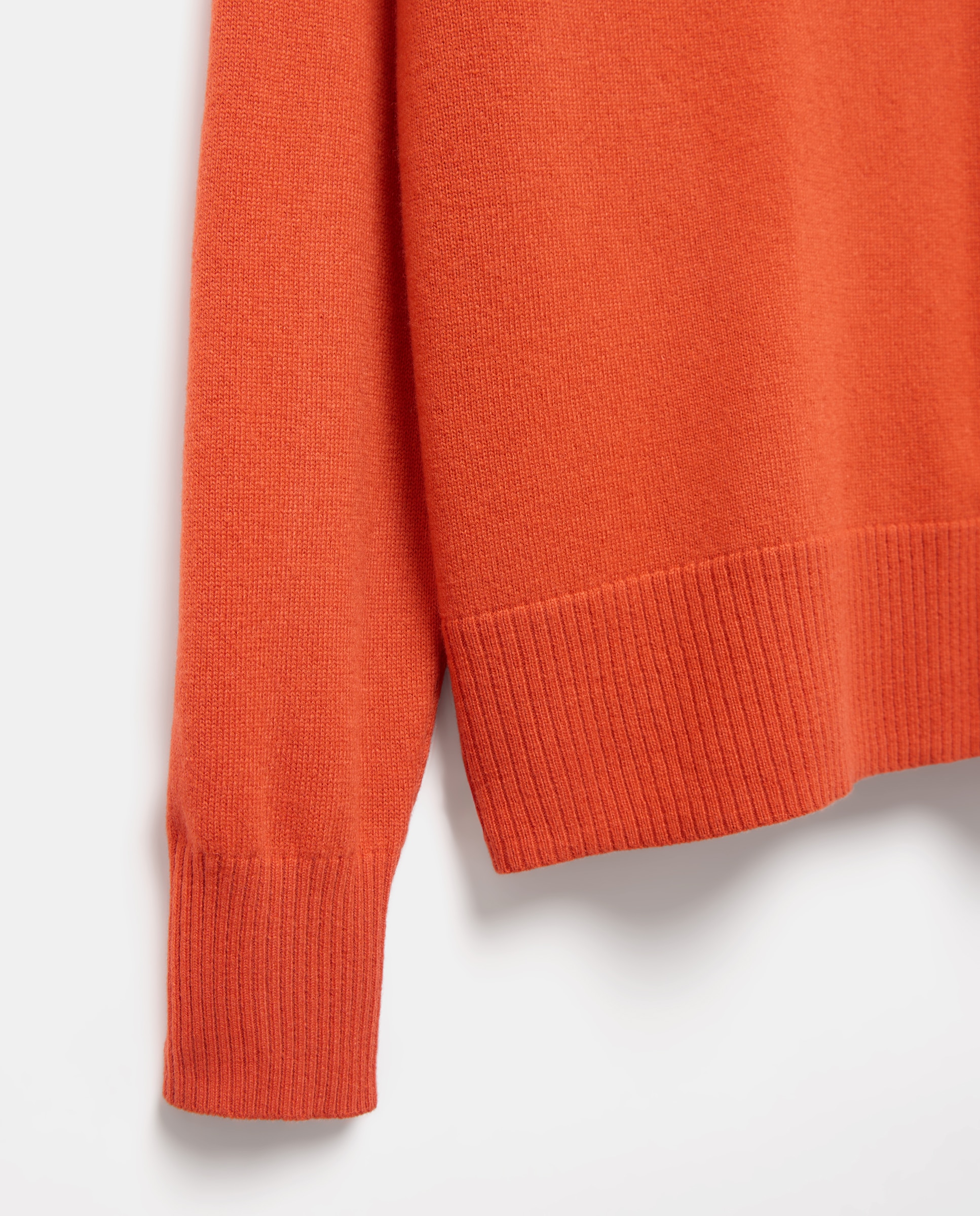 Jersey básico de mujer con lana cashmere - Woman El Corte Inglés - 660 Naranja 660 Naranja-5