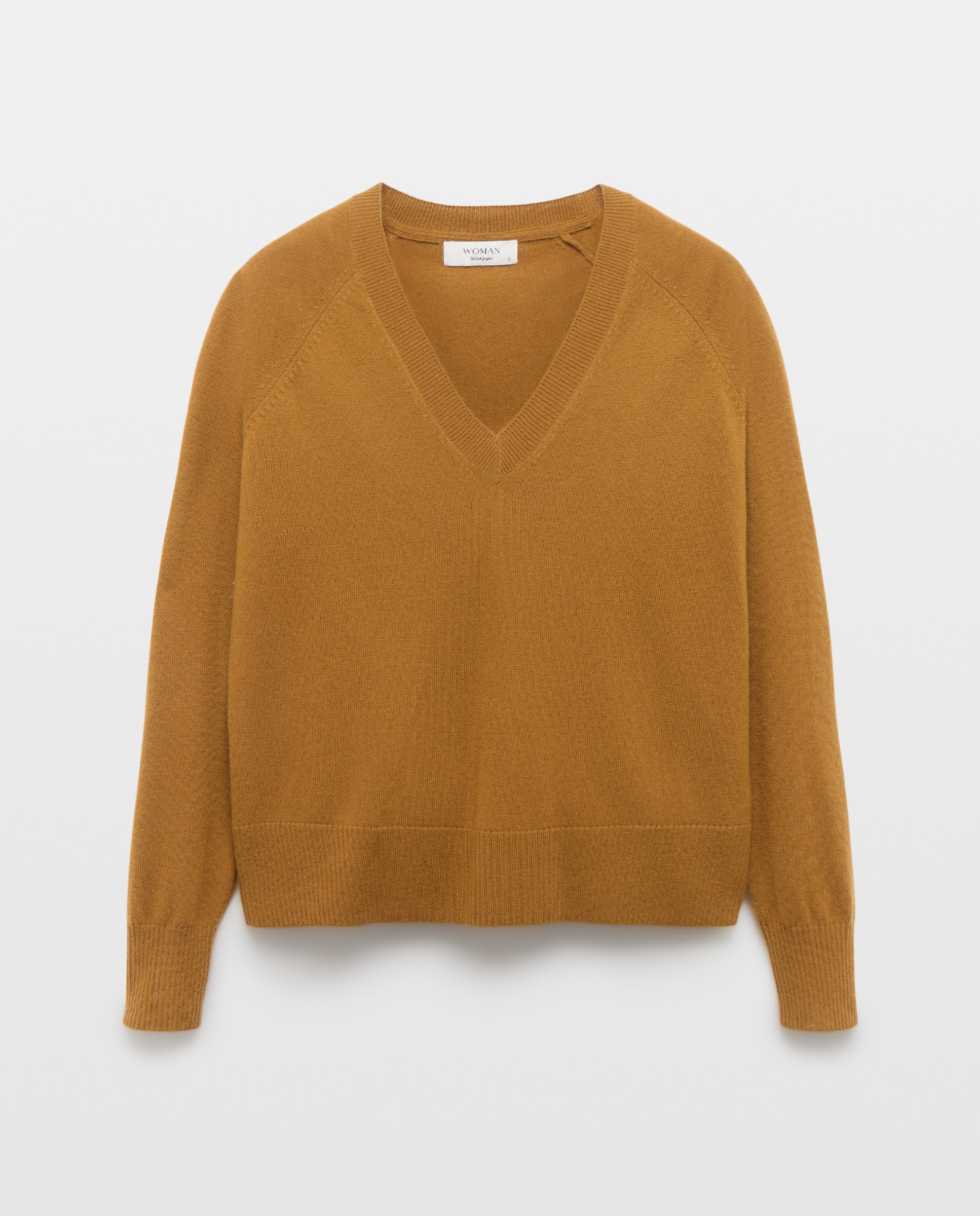 Jersey básico de mujer con lana cashmere - Woman El Corte Inglés - 740 Tabaco 740 Tabaco-4