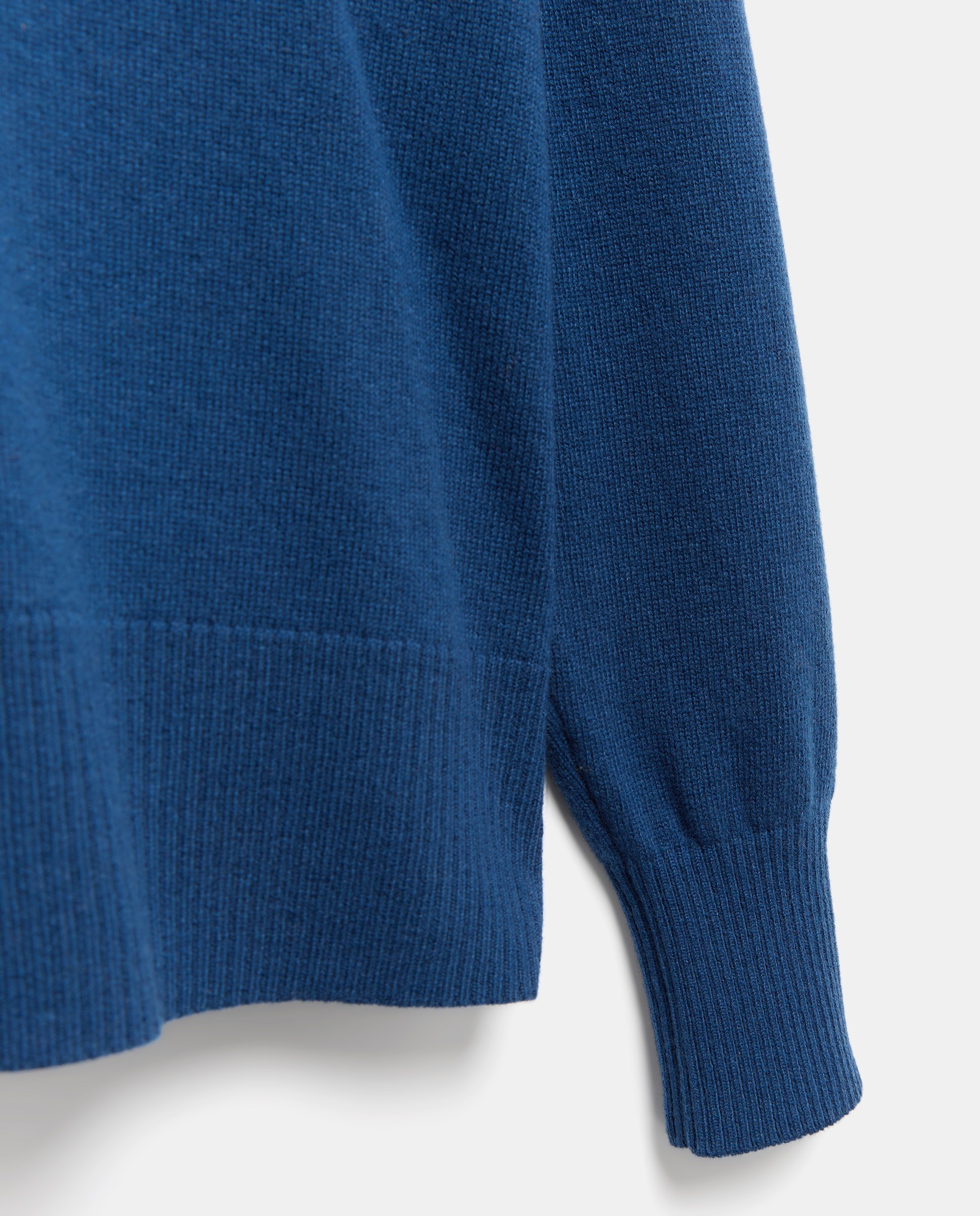 Jersey básico de mujer con lana cashmere - Woman El Corte Inglés - Azul oscuro Azul oscuro-5
