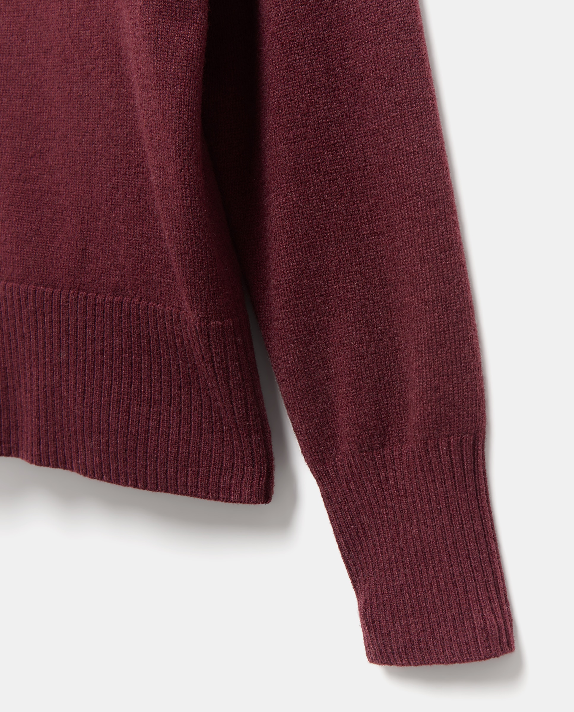 Jersey básico de mujer con lana cashmere - Woman El Corte Inglés - 291 Berenjena 291 Berenjena-5