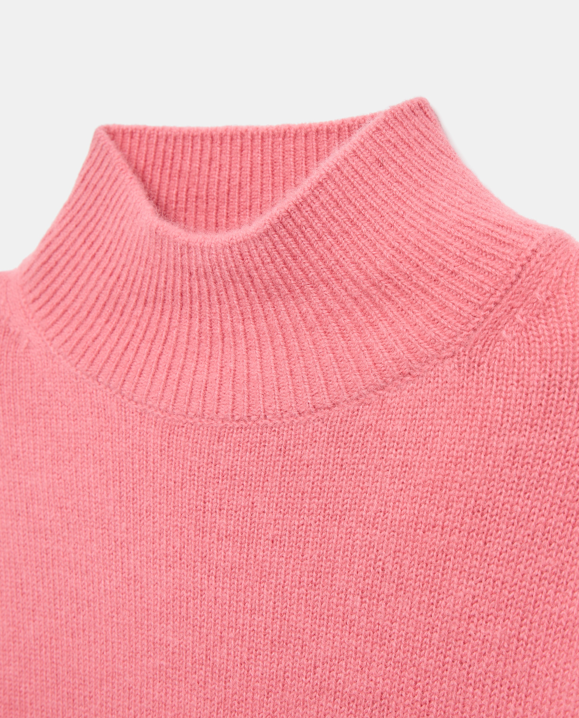 Jersey de mujer en lana con cuello cisne - Woman El Corte Inglés - 200 Rosa 200 Rosa-5