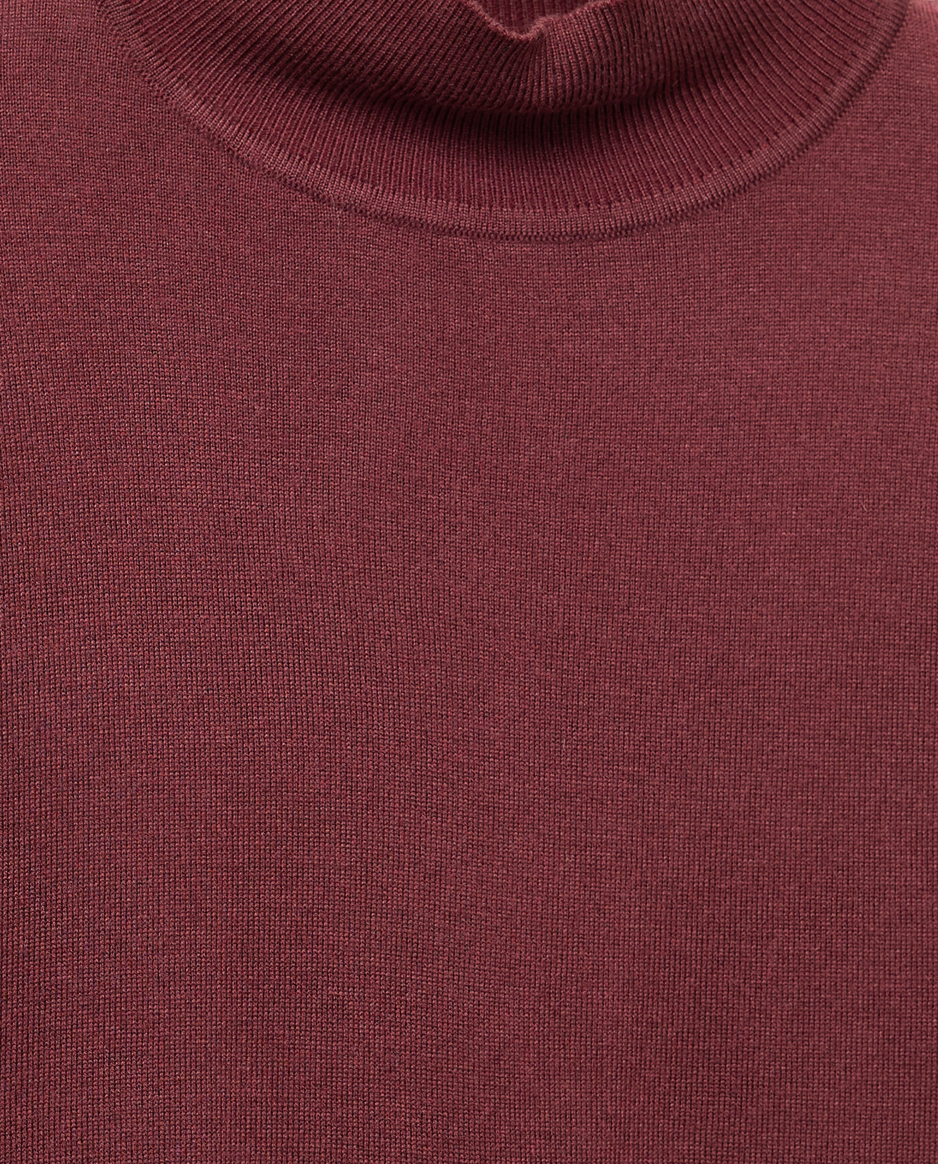 Jersey de mujer cuello perkins y tejido combinado - Woman El Corte Inglés - Burdeos Burdeos-6