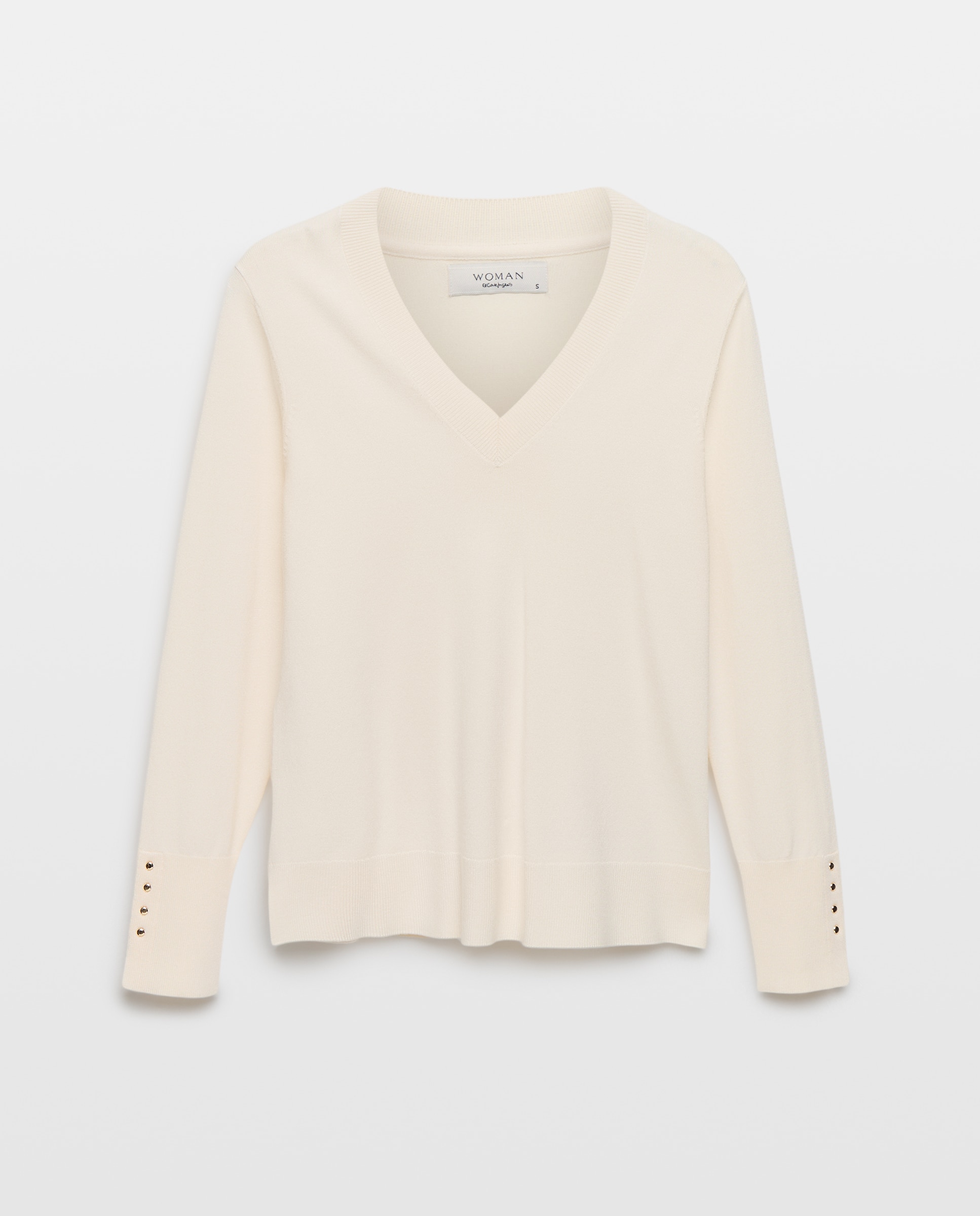 Imagen 4 de Jersey liso básico de mujer - Woman El Corte Inglés - 120 Crudo 120 Crudo