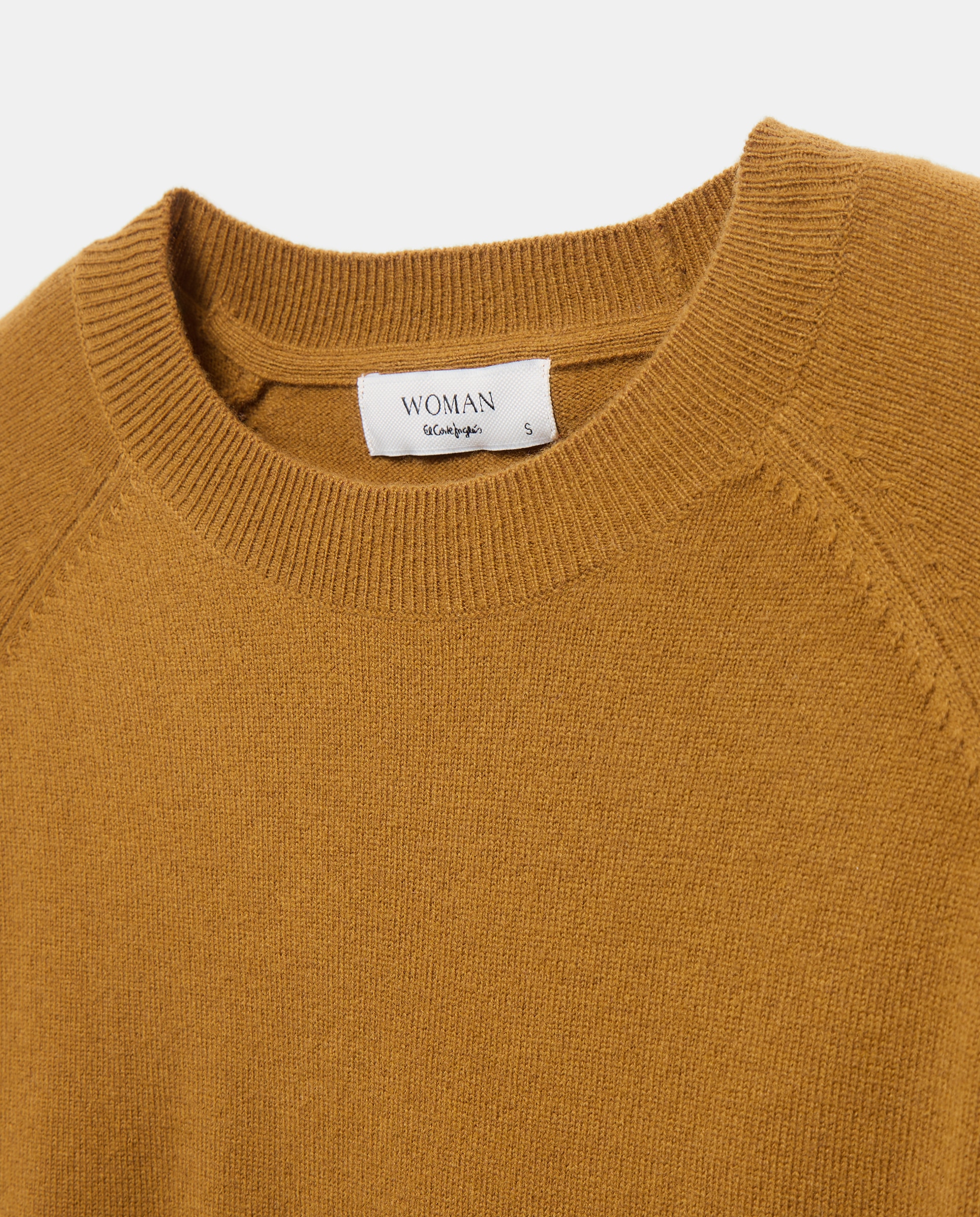 Jersey básico de mujer con lana cashmere - Woman El Corte Inglés - 740 Tabaco 740 Tabaco-5