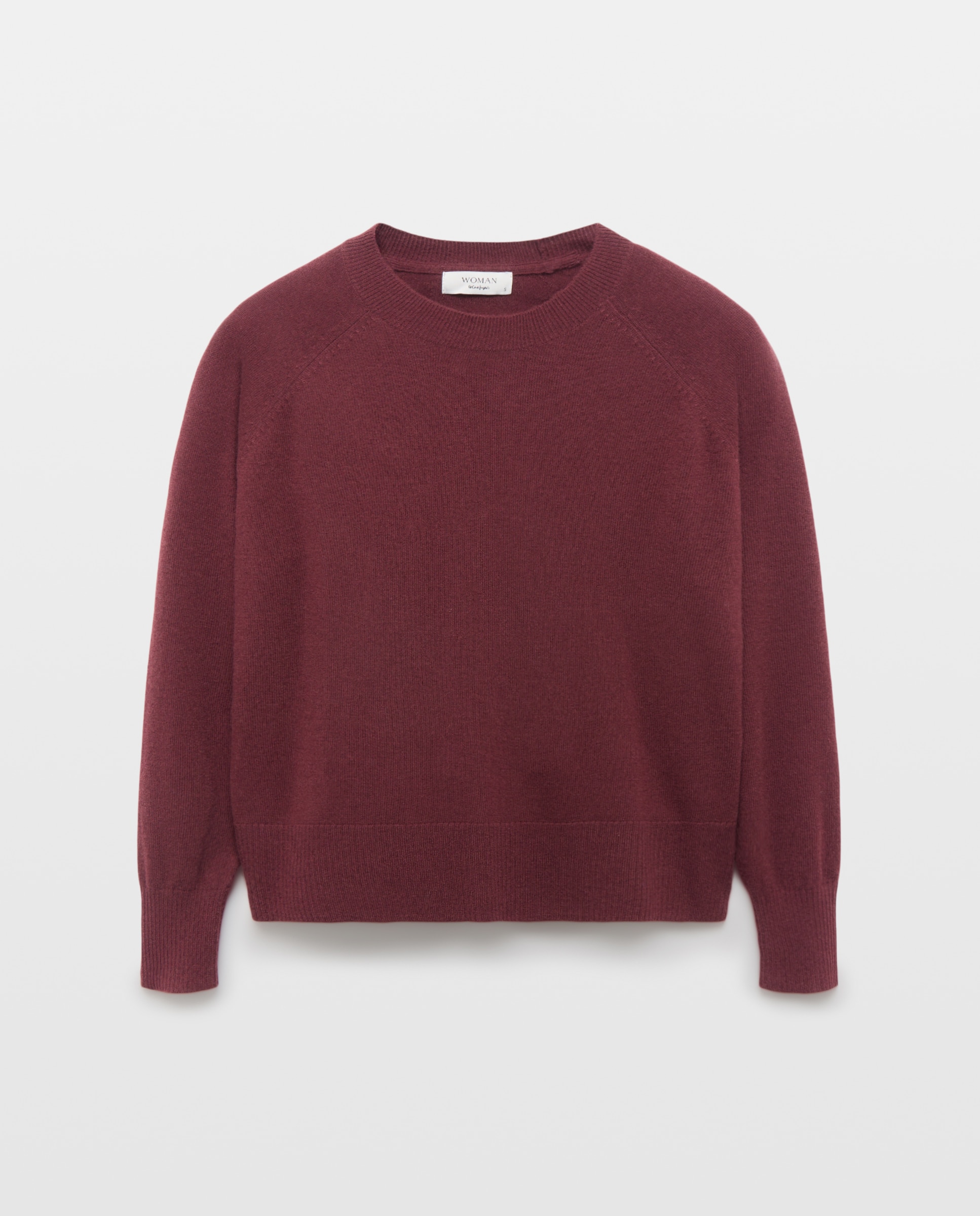 Jersey básico de mujer con lana cashmere - Woman El Corte Inglés - 291 Berenjena 291 Berenjena-4