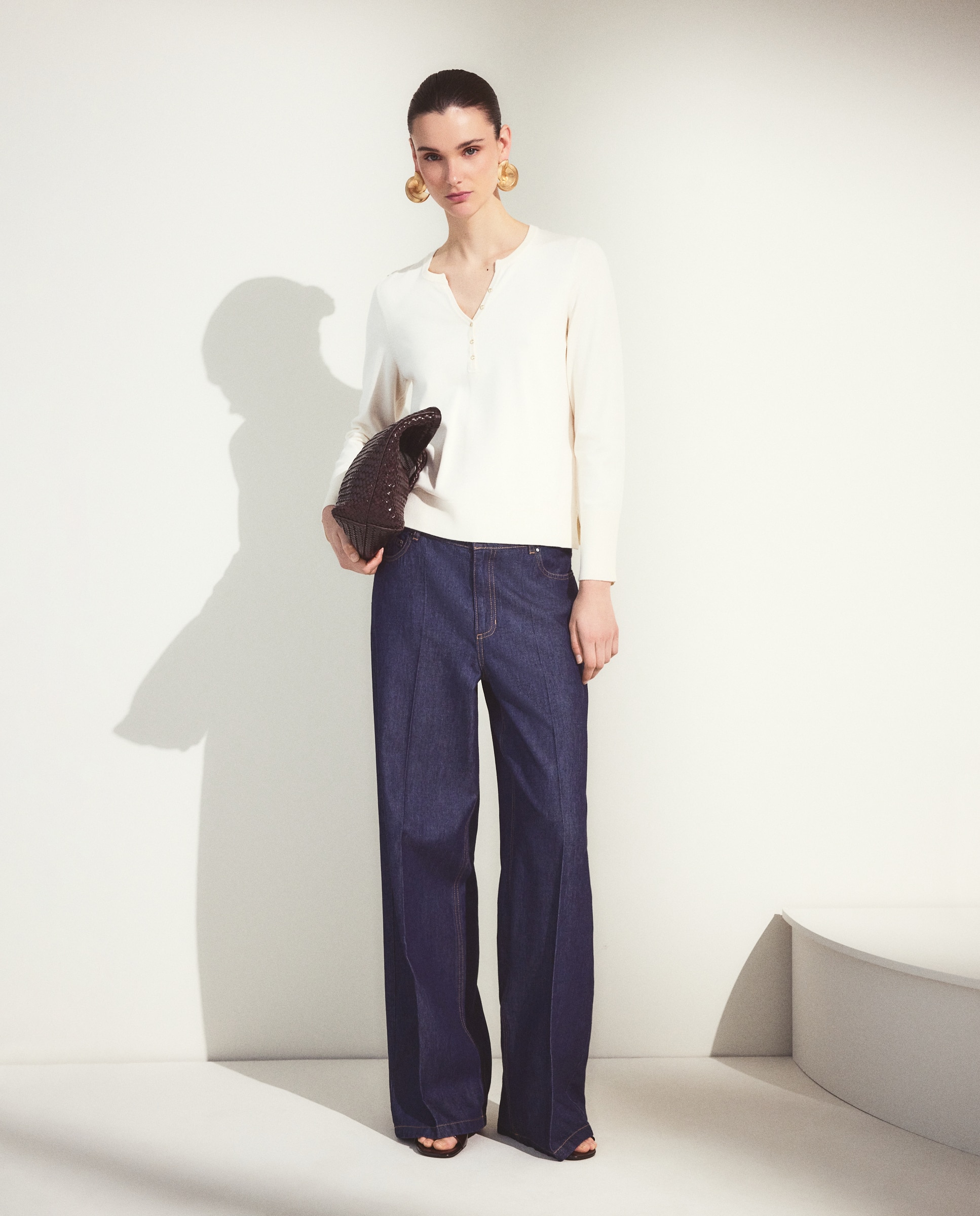 Imagen 1 de Jersey básico liso de mujer - Woman El Corte Inglés - 120 Crudo 120 Crudo