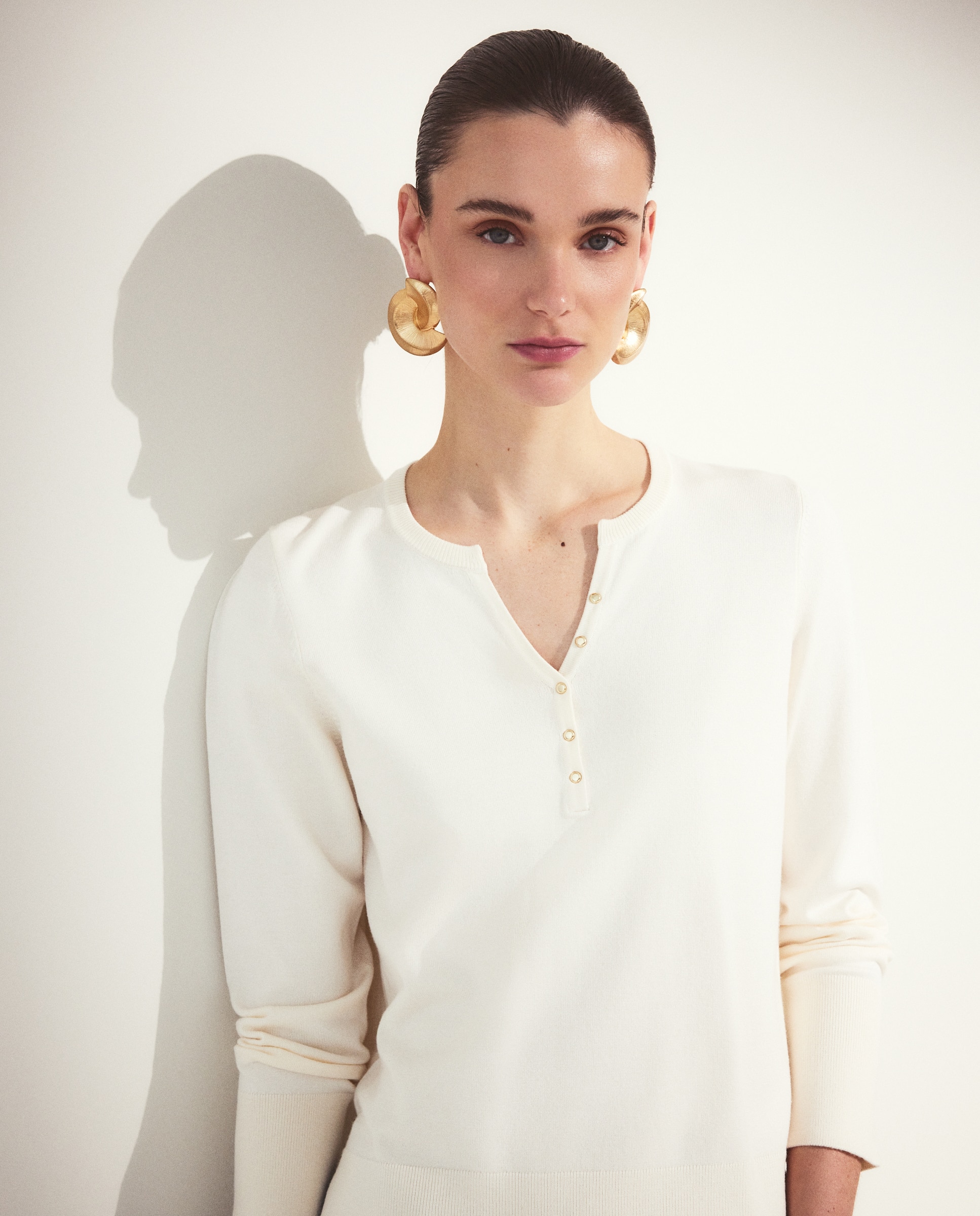 Imagen 2 de Jersey básico liso de mujer - Woman El Corte Inglés - 120 Crudo 120 Crudo