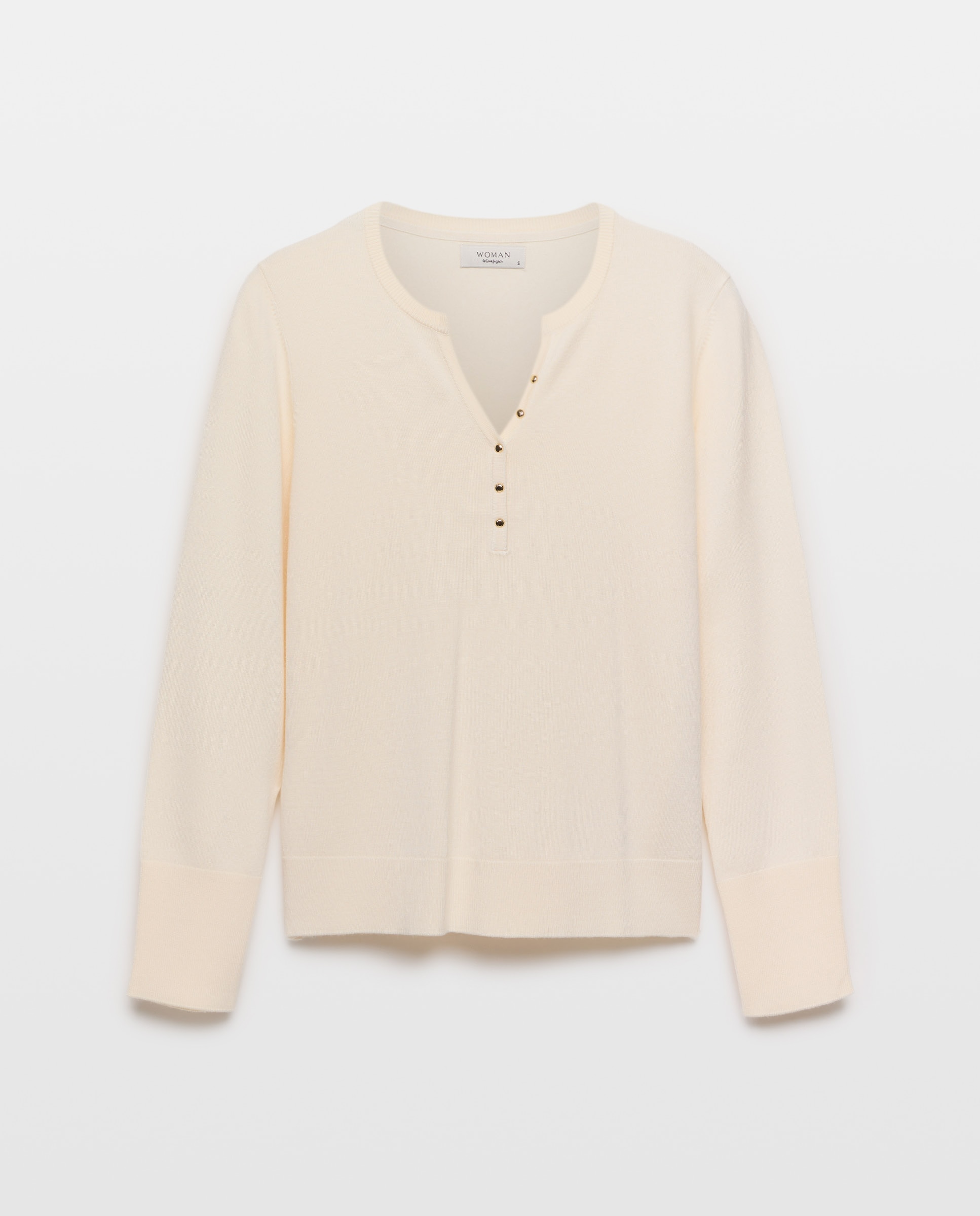 Imagen 4 de Jersey básico liso de mujer - Woman El Corte Inglés - 120 Crudo 120 Crudo