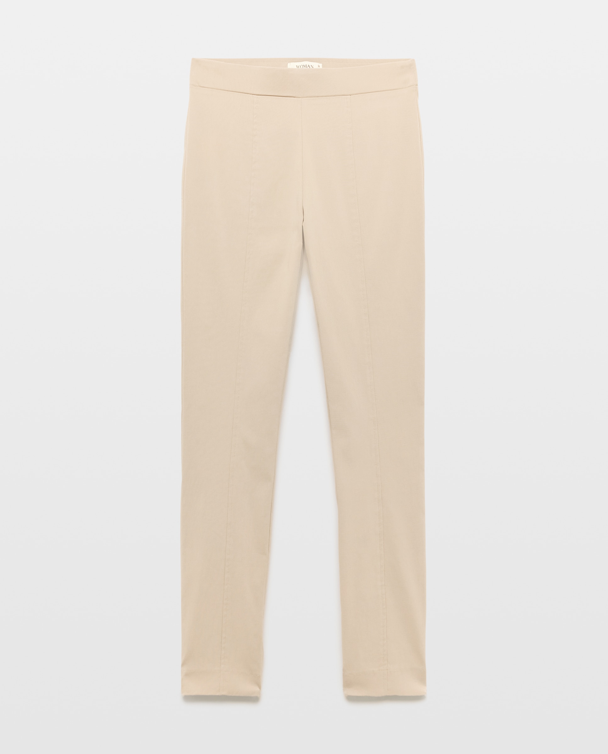 Leggin de mujer liso - Woman El Corte Inglés - Beige Beige-4