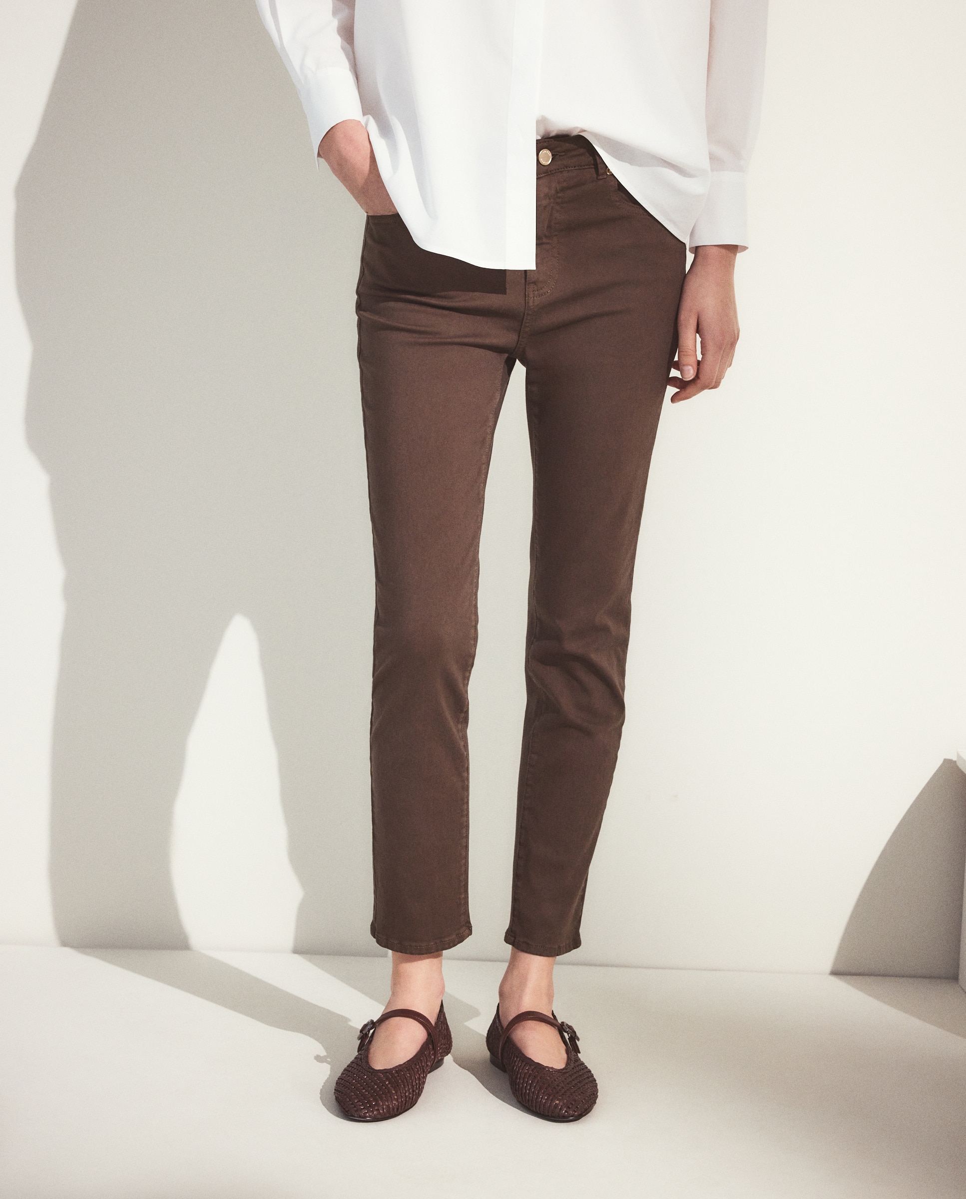 Pantalón de mujer cinco bolsillos - Woman El Corte Inglés - 520 Kaki 520 Kaki-2