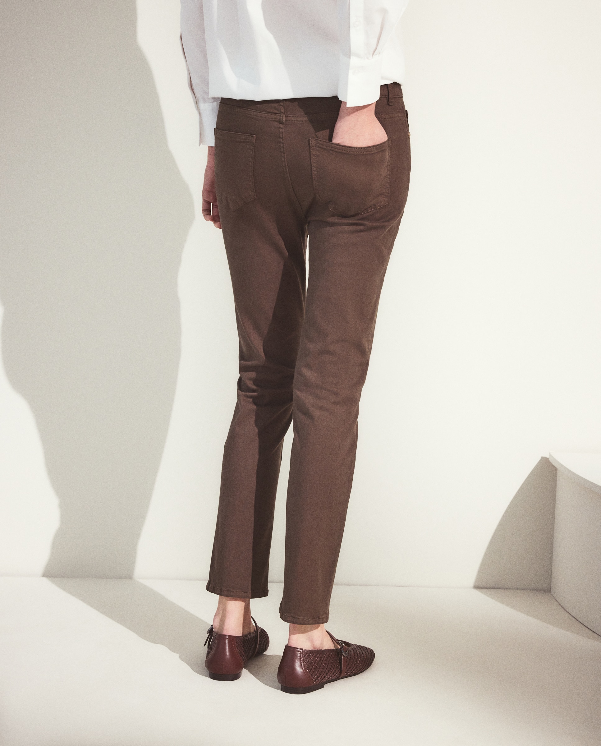 Pantalón de mujer cinco bolsillos - Woman El Corte Inglés - 520 Kaki 520 Kaki-3