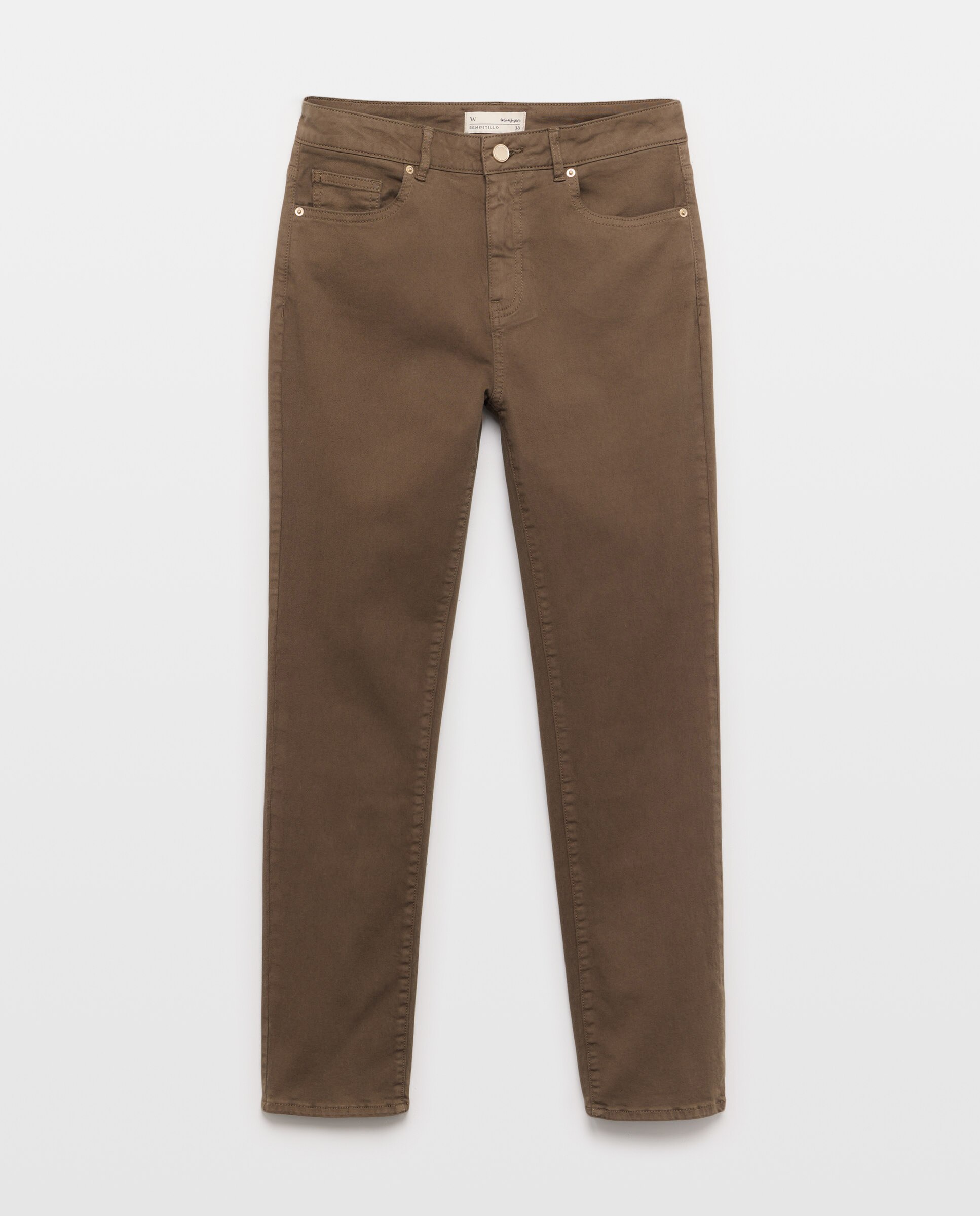 Pantalón de mujer cinco bolsillos - Woman El Corte Inglés - 520 Kaki 520 Kaki-4