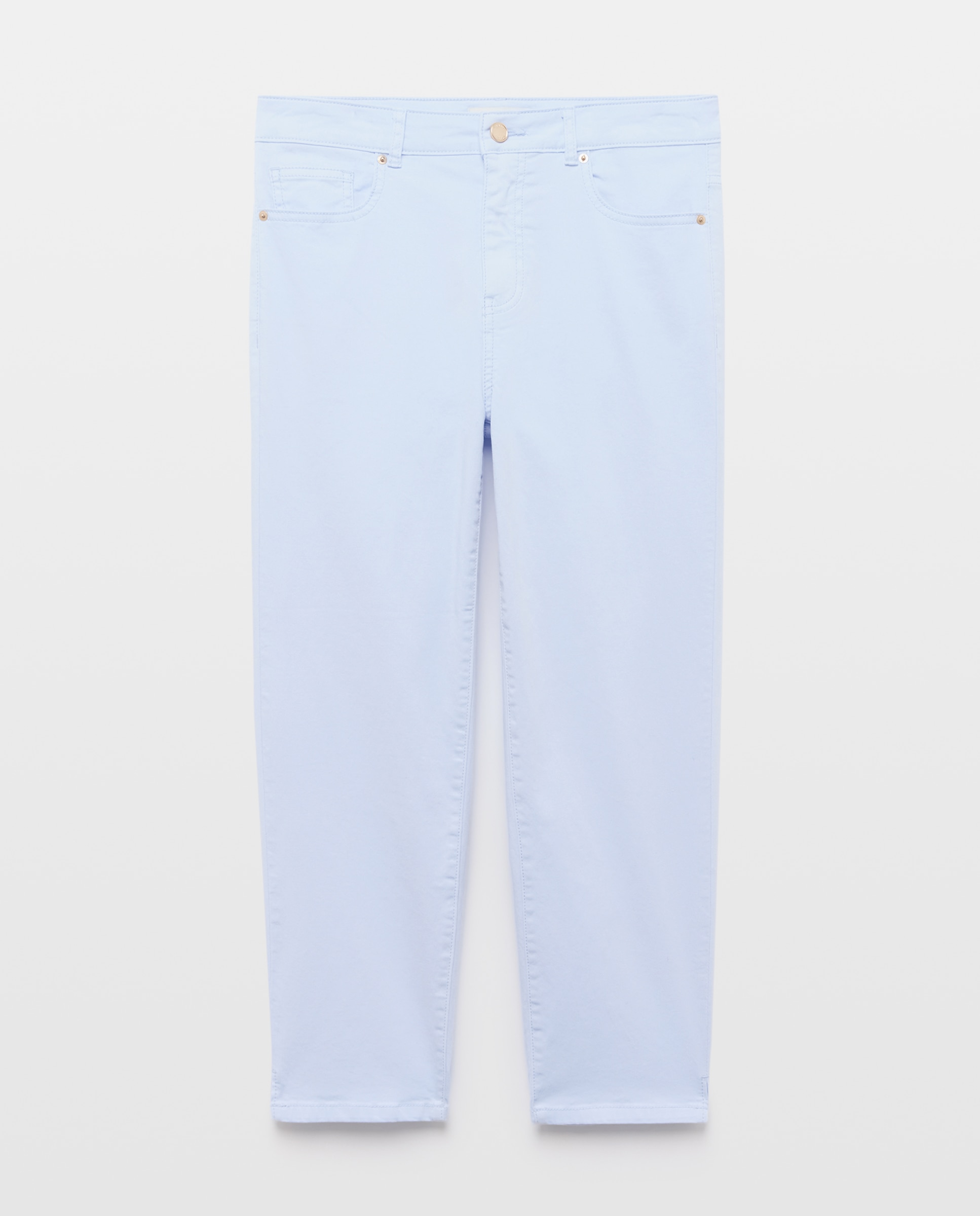 Imagen 4 de Pantalón de mujer cinco bolsillos - Woman El Corte Inglés - Blanco 410 Azul claro