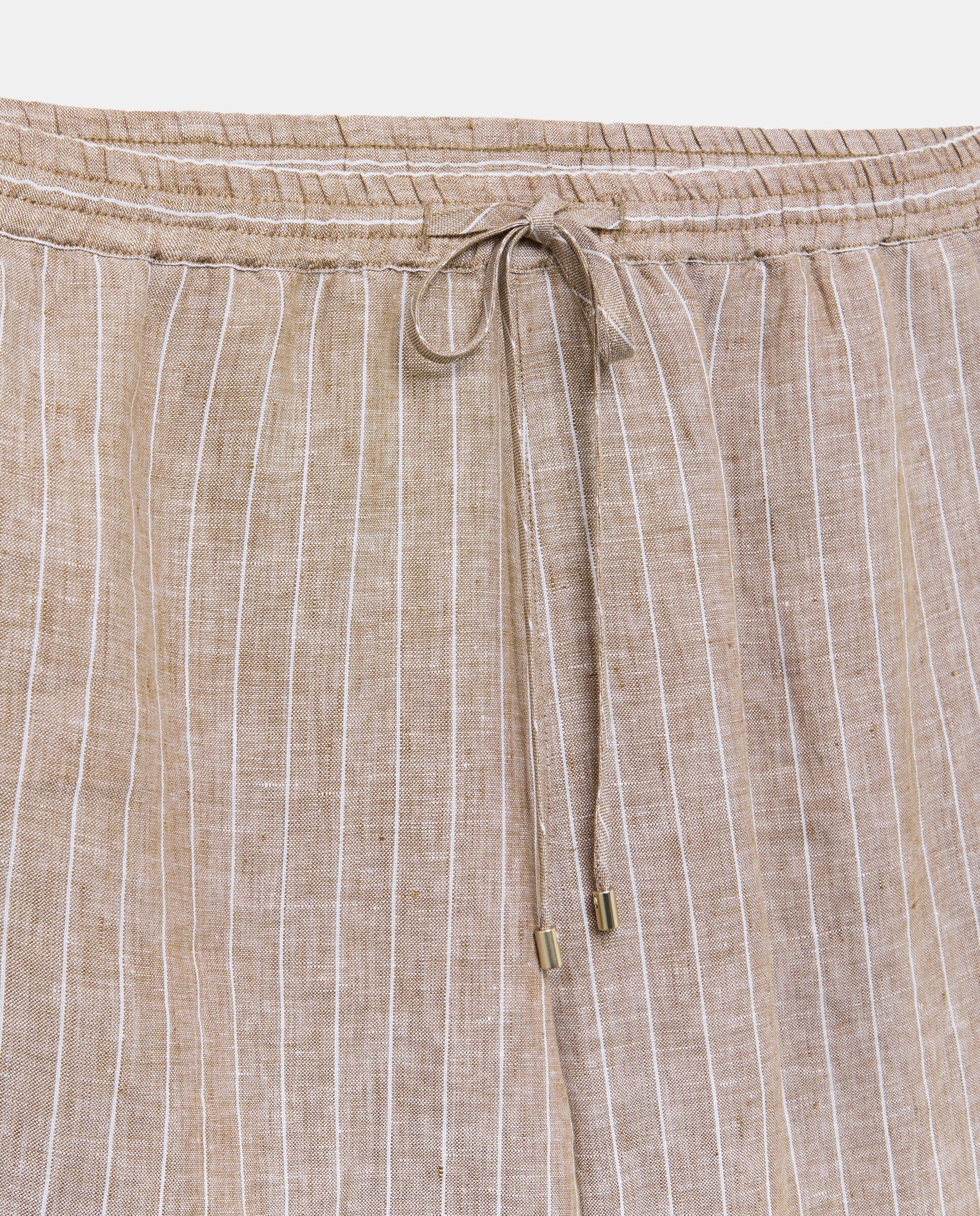 Imagen 5 de Pantalón jogger de mujer liso de lino - Woman El Corte Inglés - Verde Verde