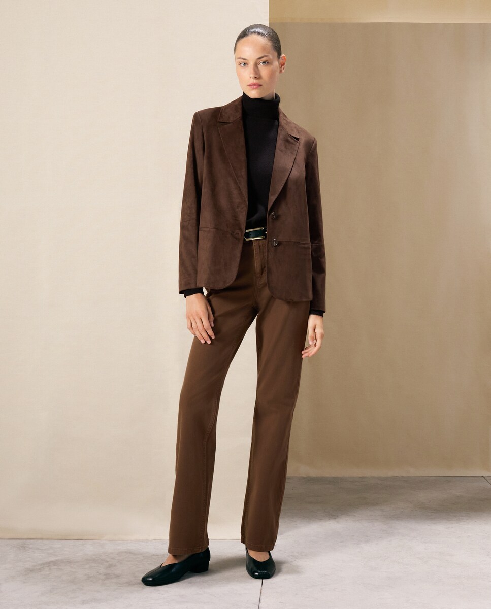 Imagen 0 de Pantalón bootcut de mujer 120 Crudo