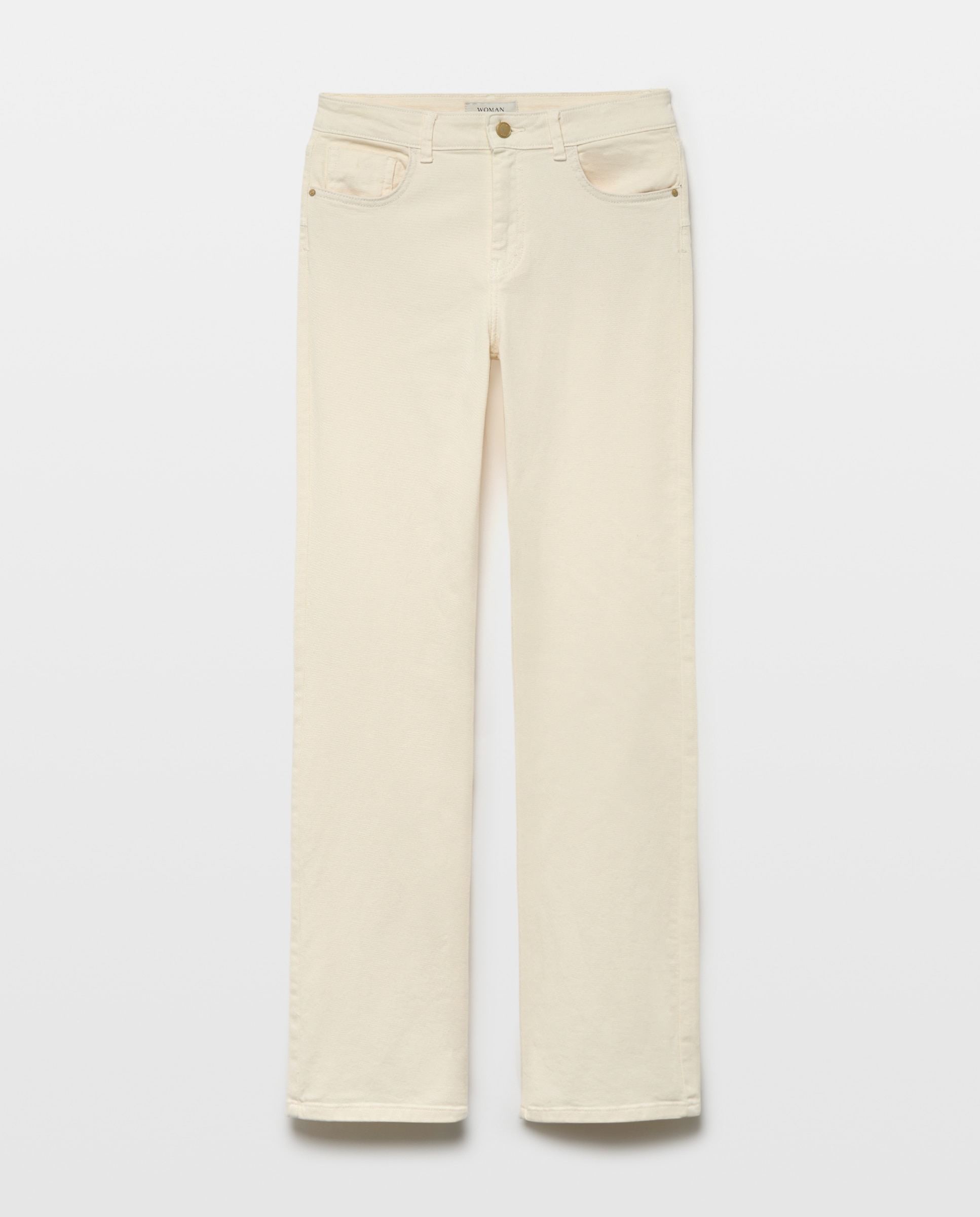 Calças Bootcut 120 Cru-4