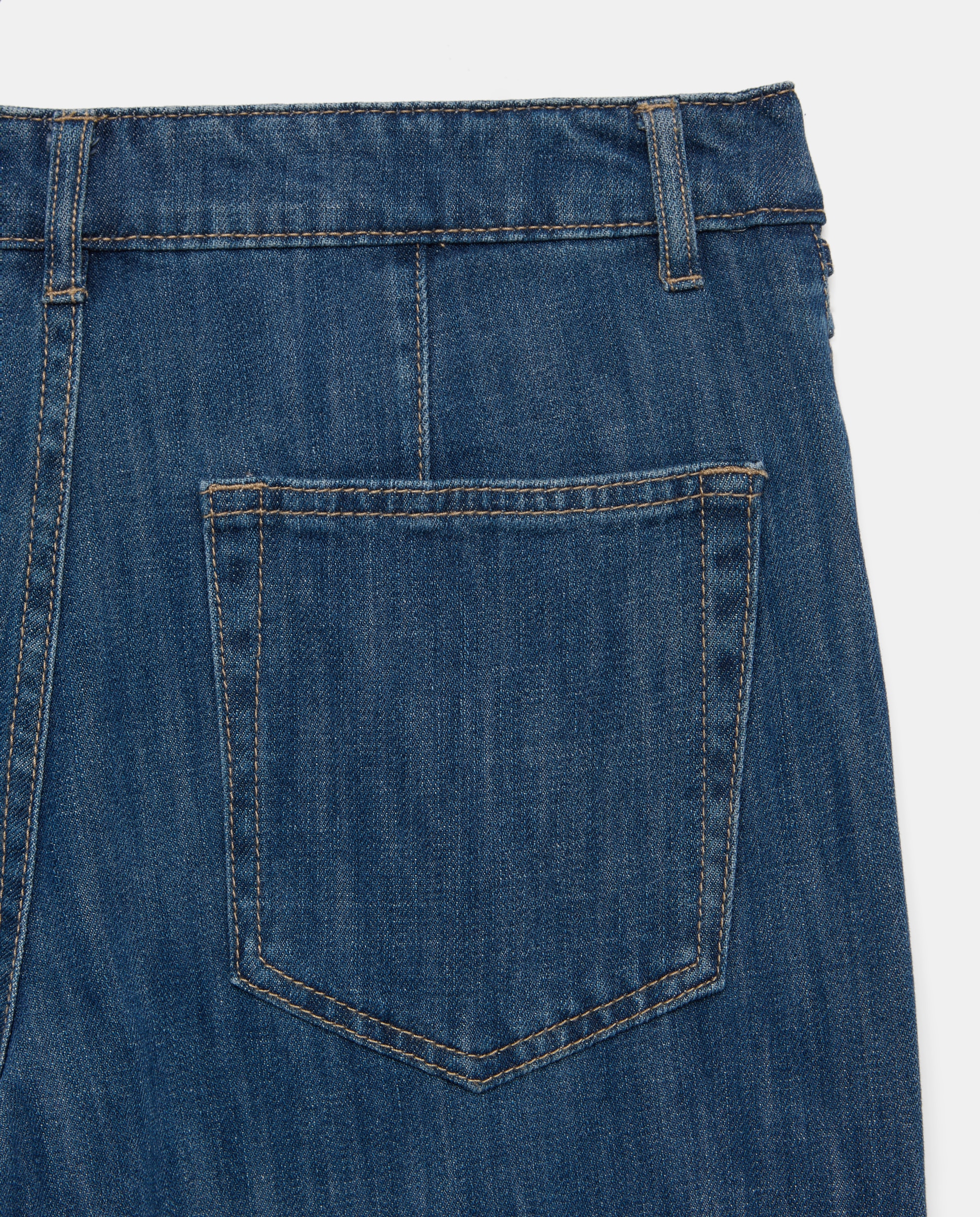 Imagen 5 de Pantalón denim con cadenita de mujer - Woman El Corte Inglés - Lavado medio Lavado medio