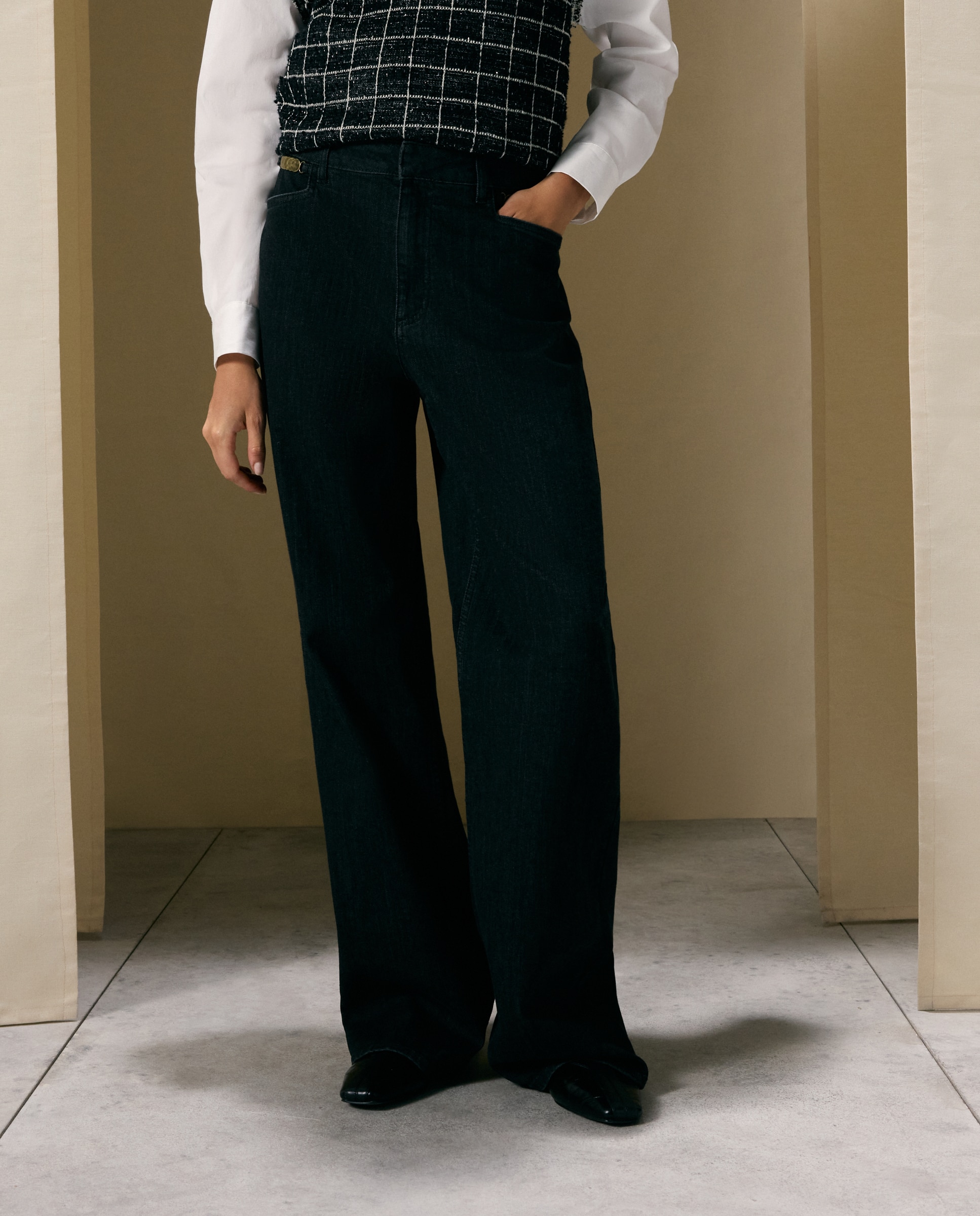 Jeans com Corrente 830 Antracite-2