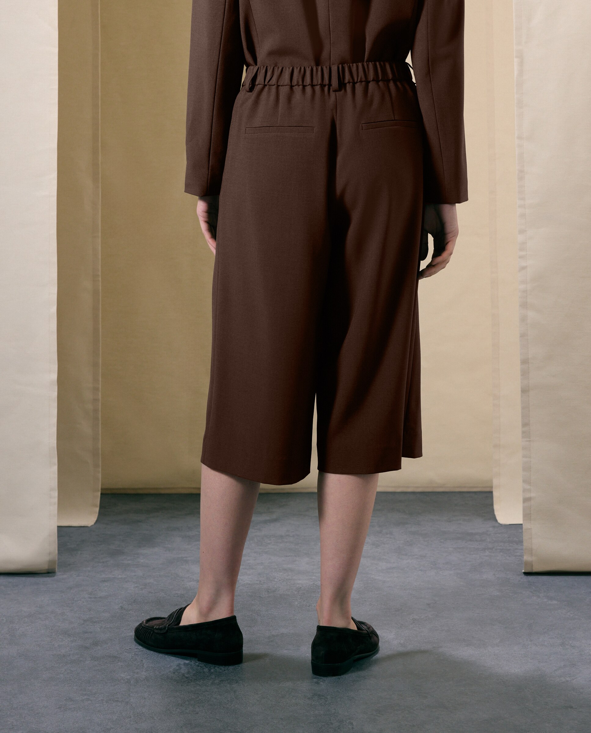 Pantalón bermuda de mujer - Woman El Corte Inglés - Marrón Marrón-3