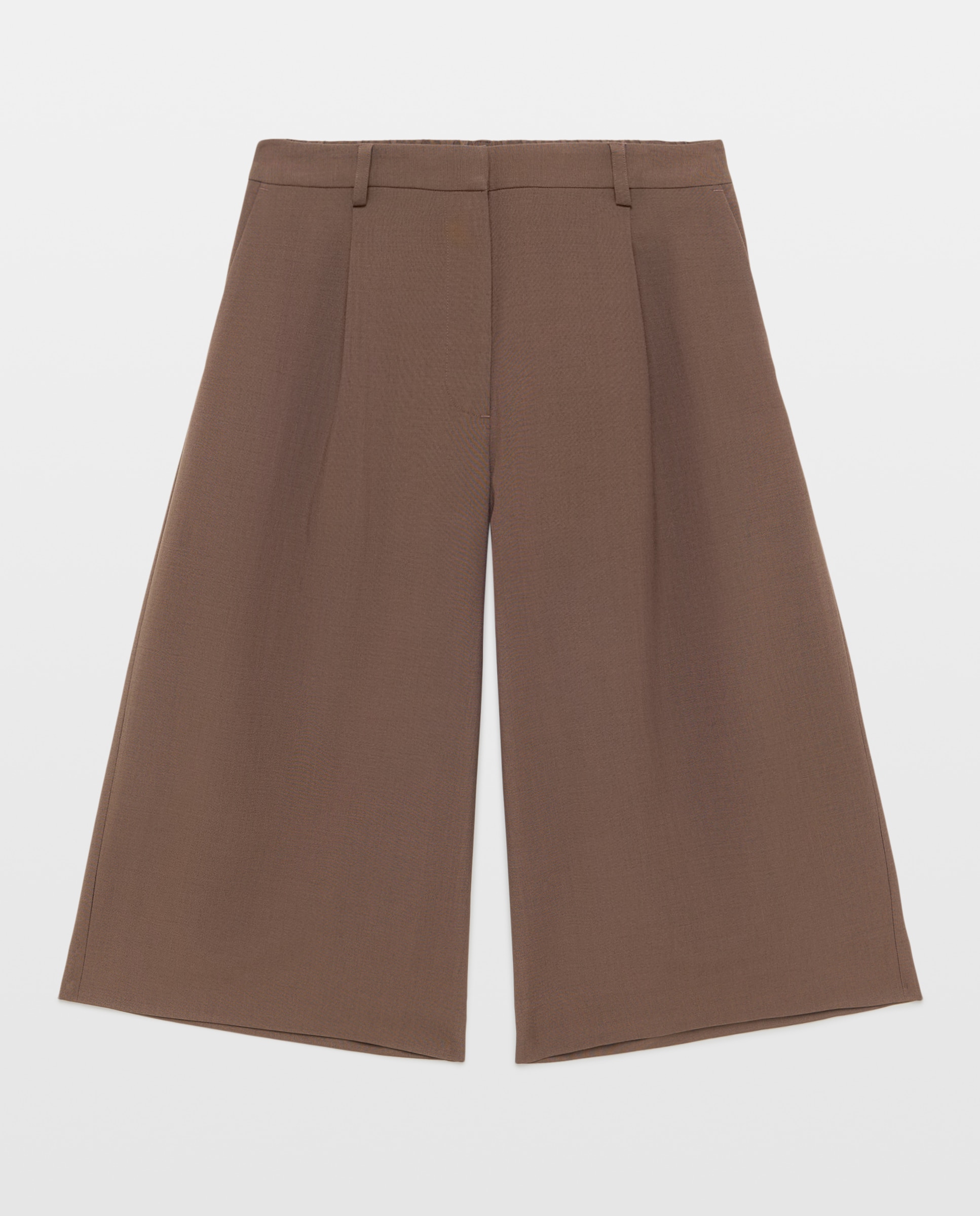 Pantalón bermuda de mujer - Woman El Corte Inglés - Marrón Marrón-4
