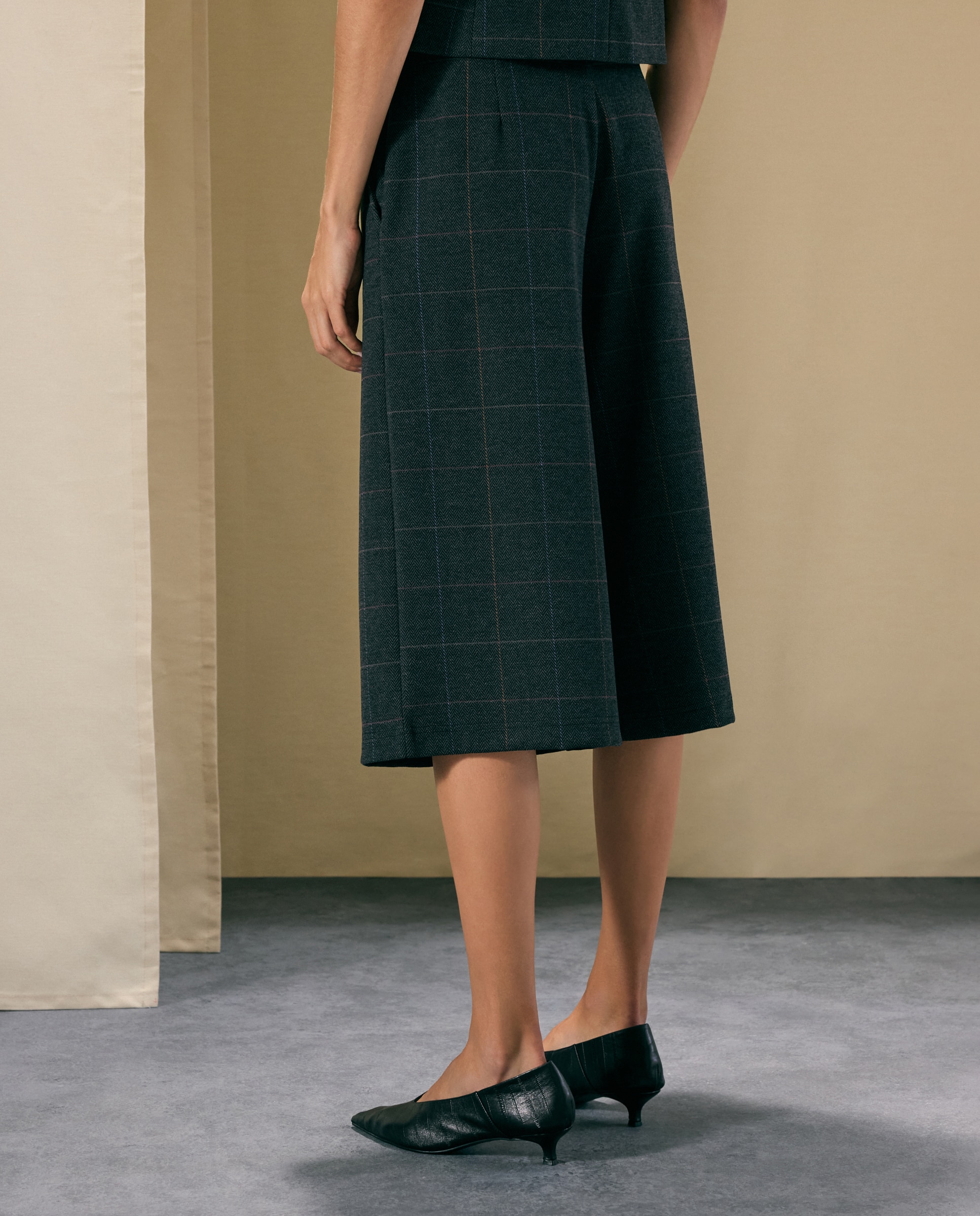 Bermuda de mujer en punto - Woman El Corte Inglés - 820 Gris medio 820 Gris medio-3