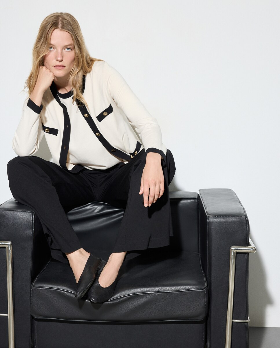 Twin set fitted chaqueta y jersey liso de mujer · Woman El Corte