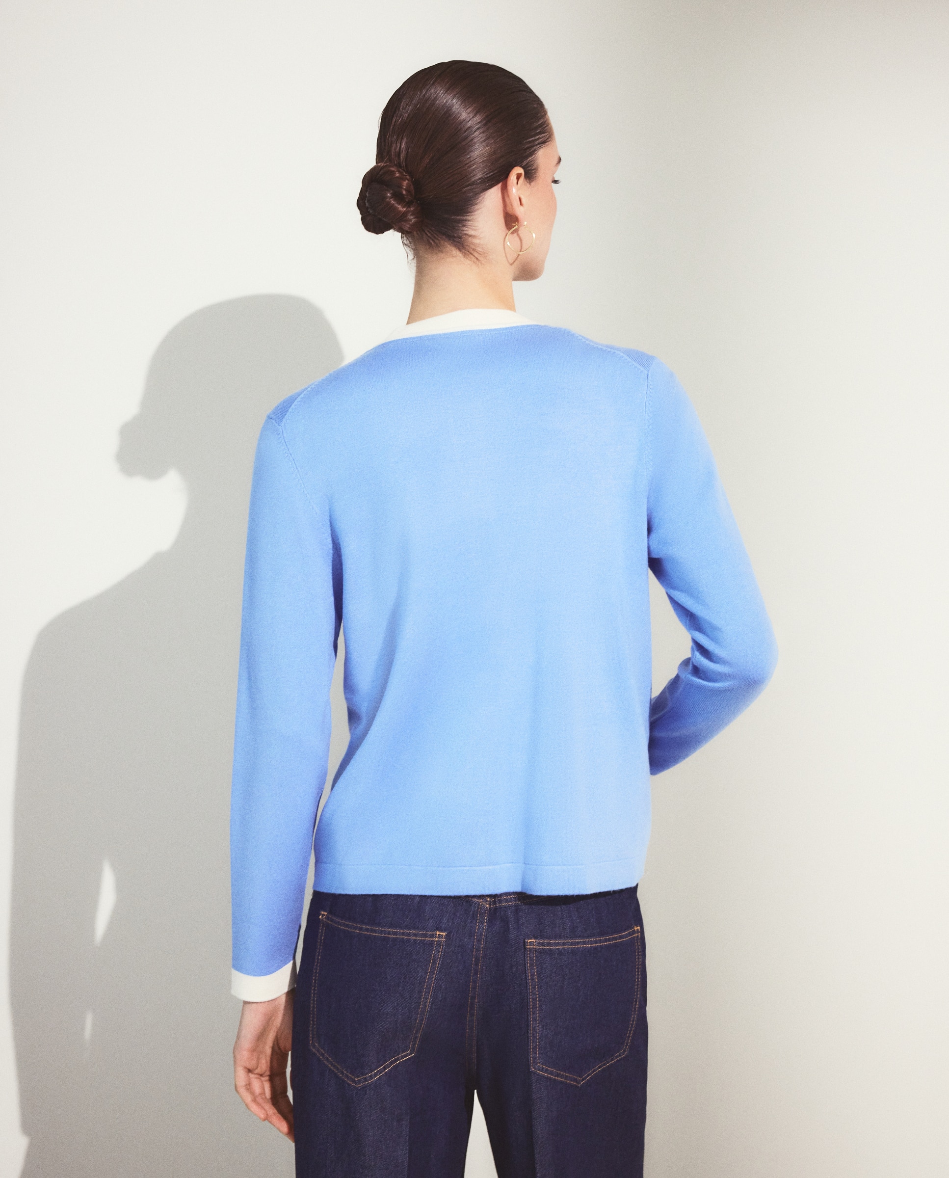 Twin liso básico de mujer - Woman El Corte Inglés - 410 Azul claro 410 Azul claro-3