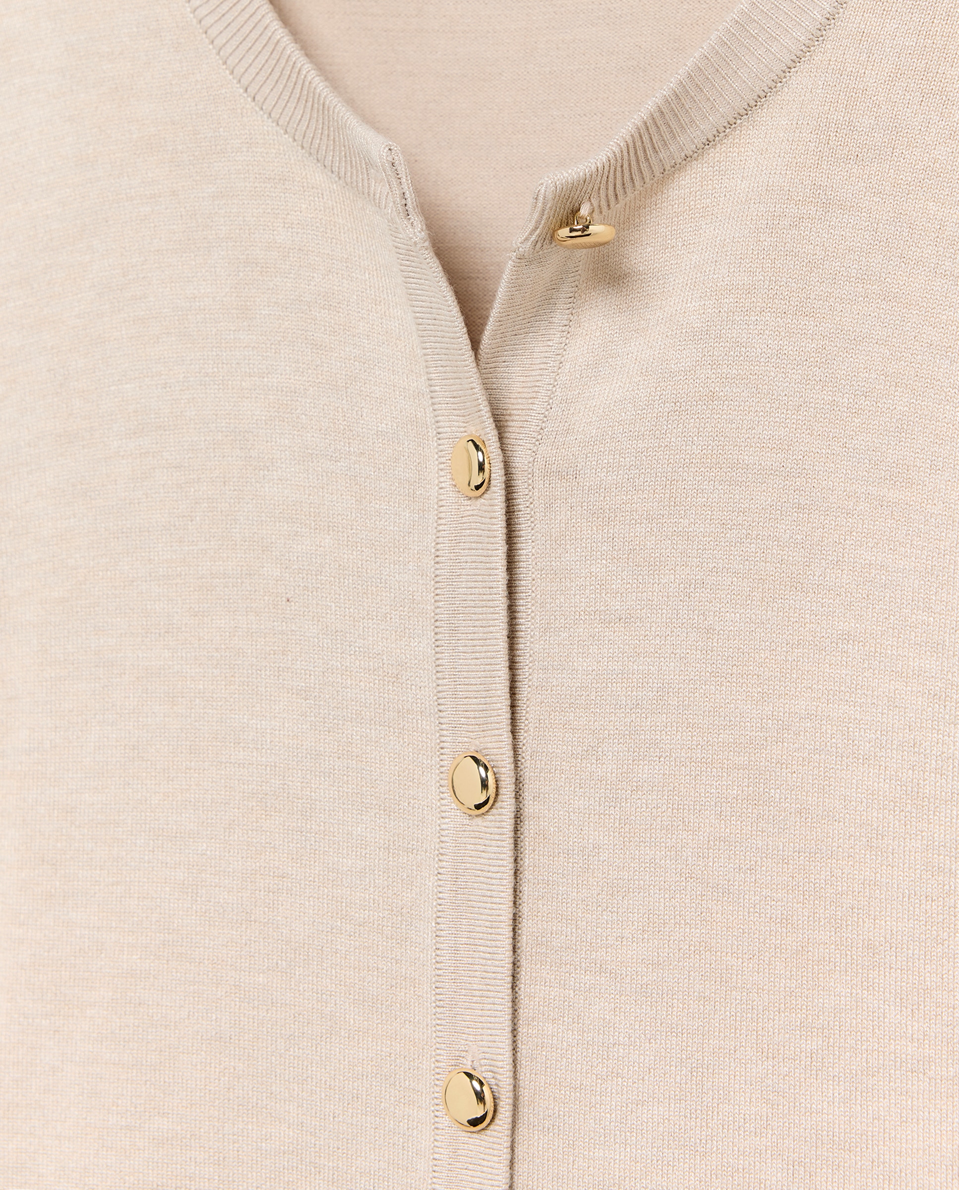 Chaqueta básica de mujer cuello caja - Woman El Corte Inglés - Tostado Tostado-5