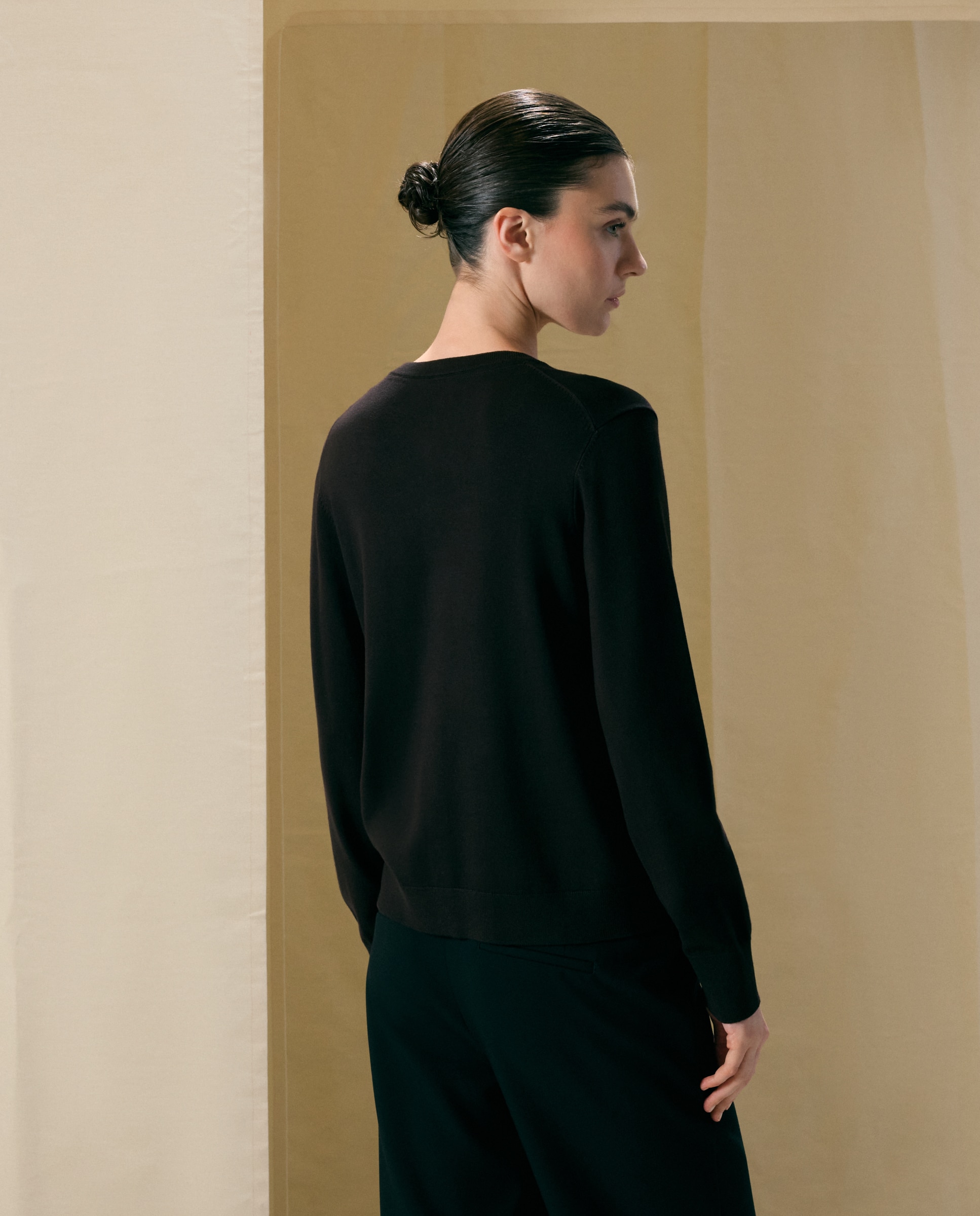 Chaqueta básica de mujer cuello caja - Woman El Corte Inglés - Marrón Marrón-3