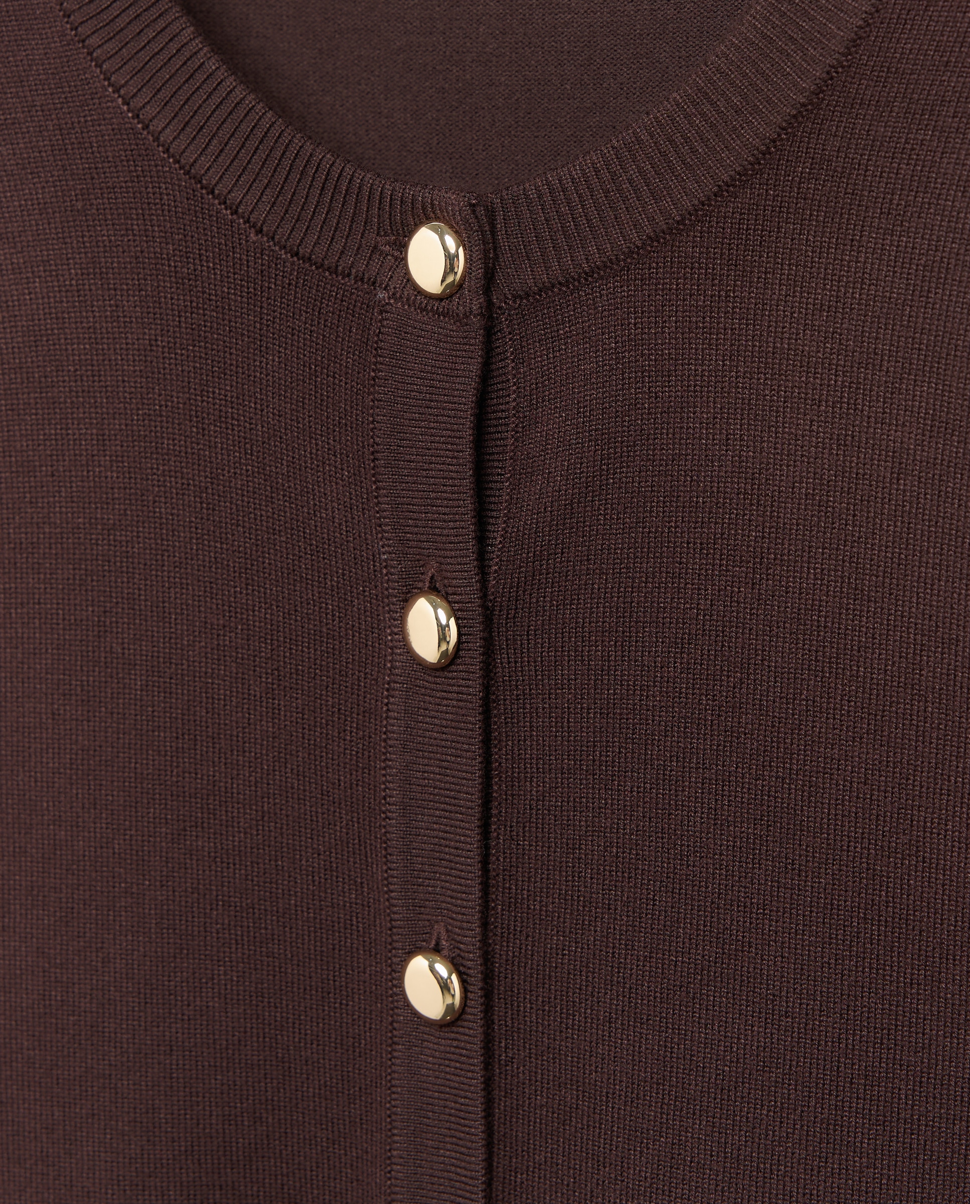 Chaqueta básica de mujer cuello caja - Woman El Corte Inglés - Marrón Marrón-5