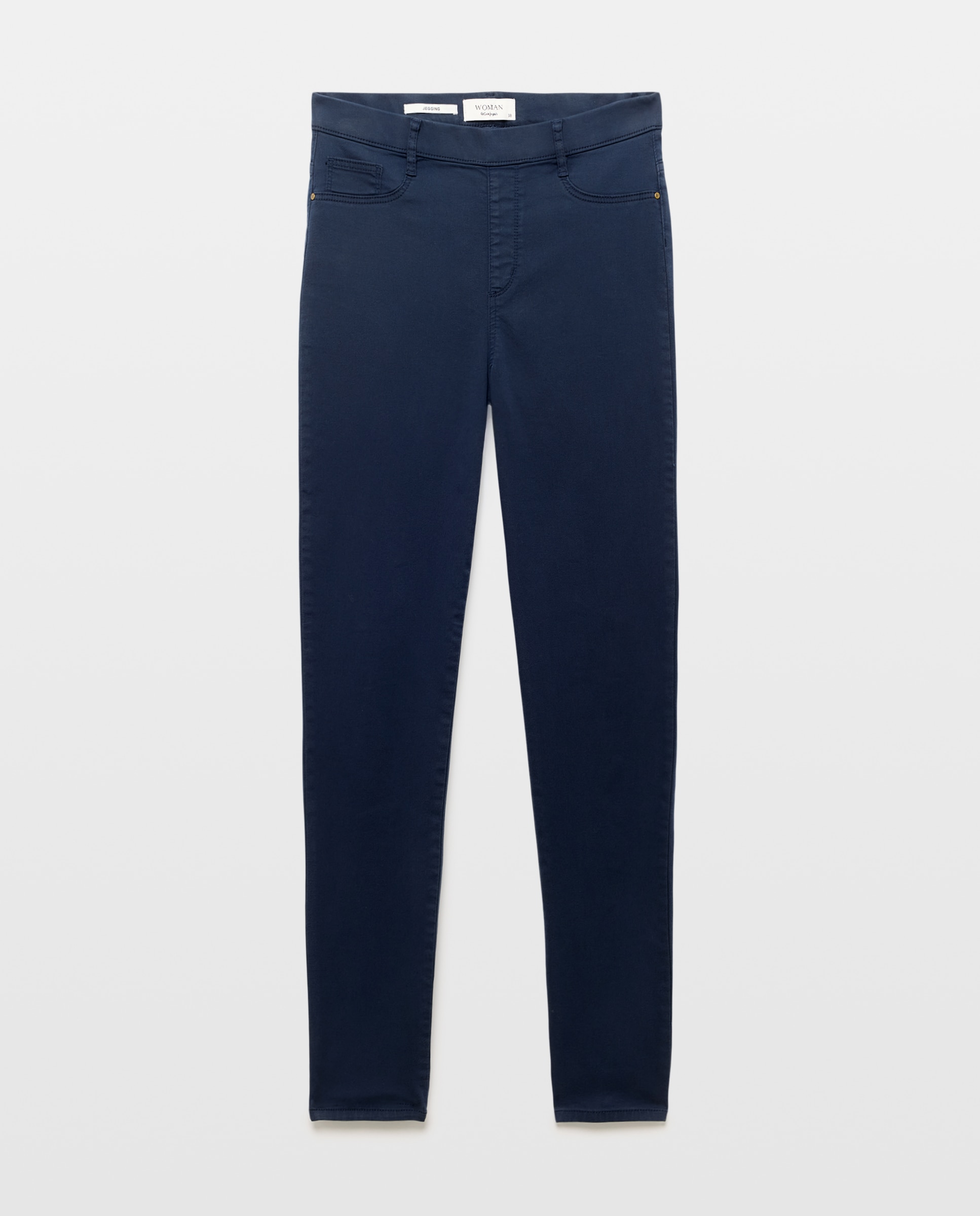 Pantalón jegging de mujer - Woman El Corte Inglés - Azul marino Azul marino-4