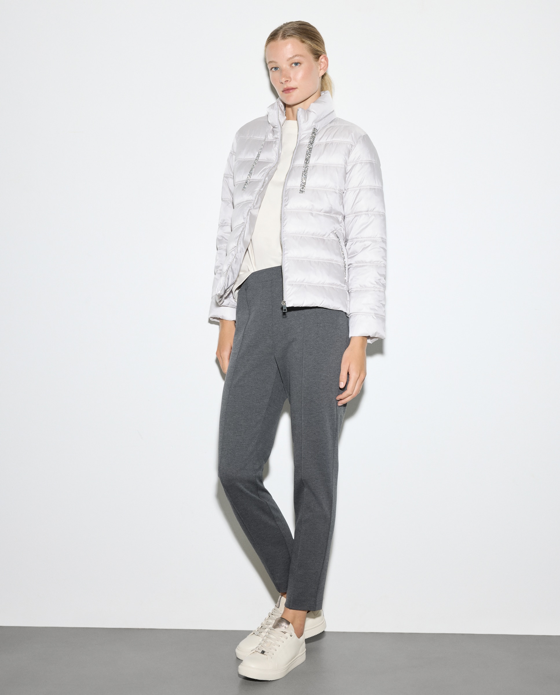 Pantalón legging de punto de mujer - Woman El Corte Inglés - 830 Antracita 830 Antracita-1