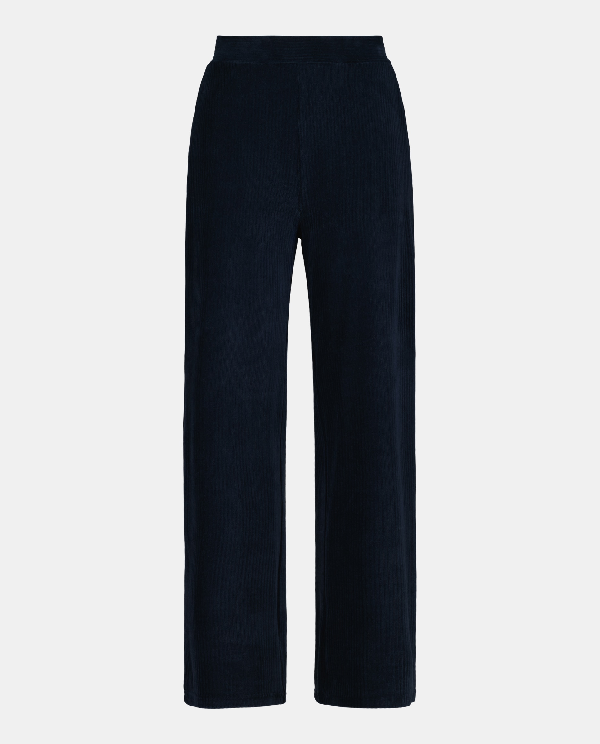 Calças de Bombazina Azul-marinho-4