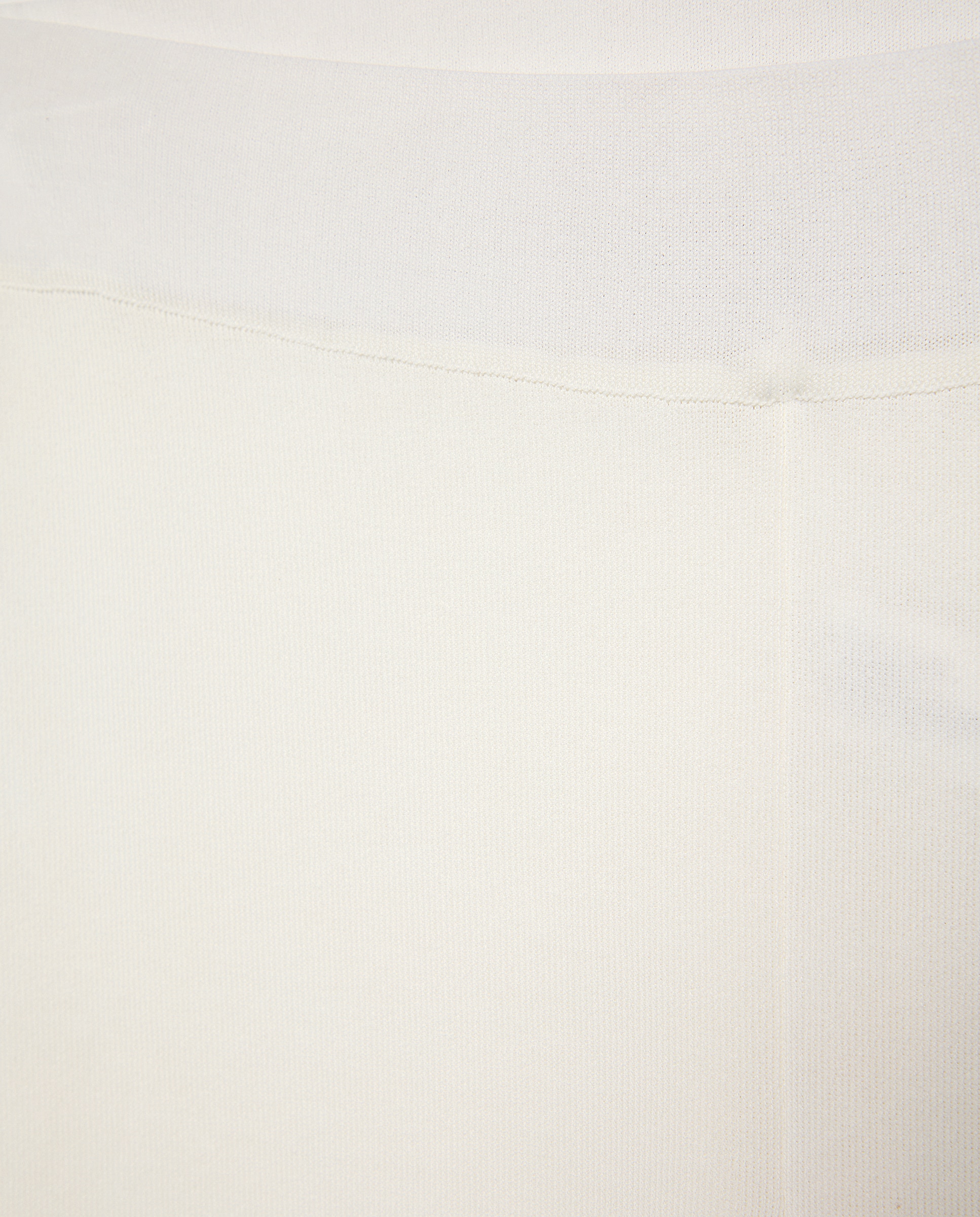 Pantalón ancho en tricot flare de mujer - Woman El Corte Inglés - 120 Crudo 120 Crudo-5