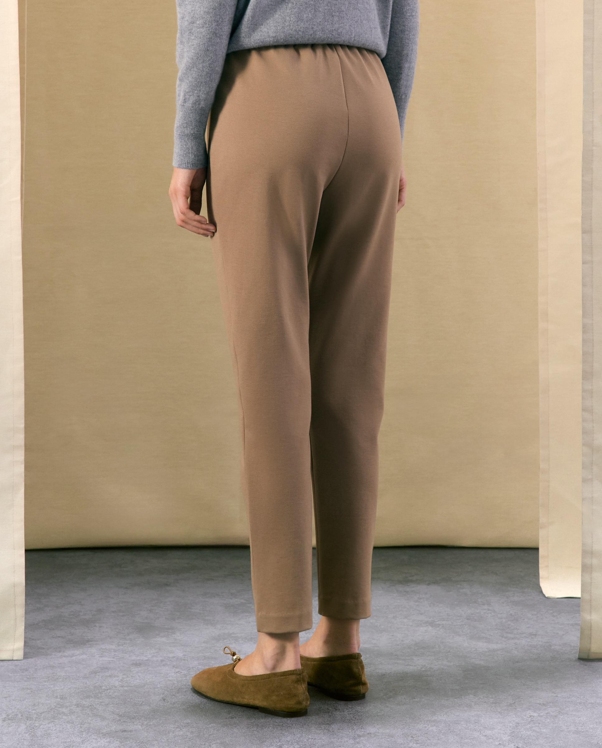 Pantalón de pitillo liso de mujer - Woman El Corte Inglés - 730 Camel 730 Camel-3