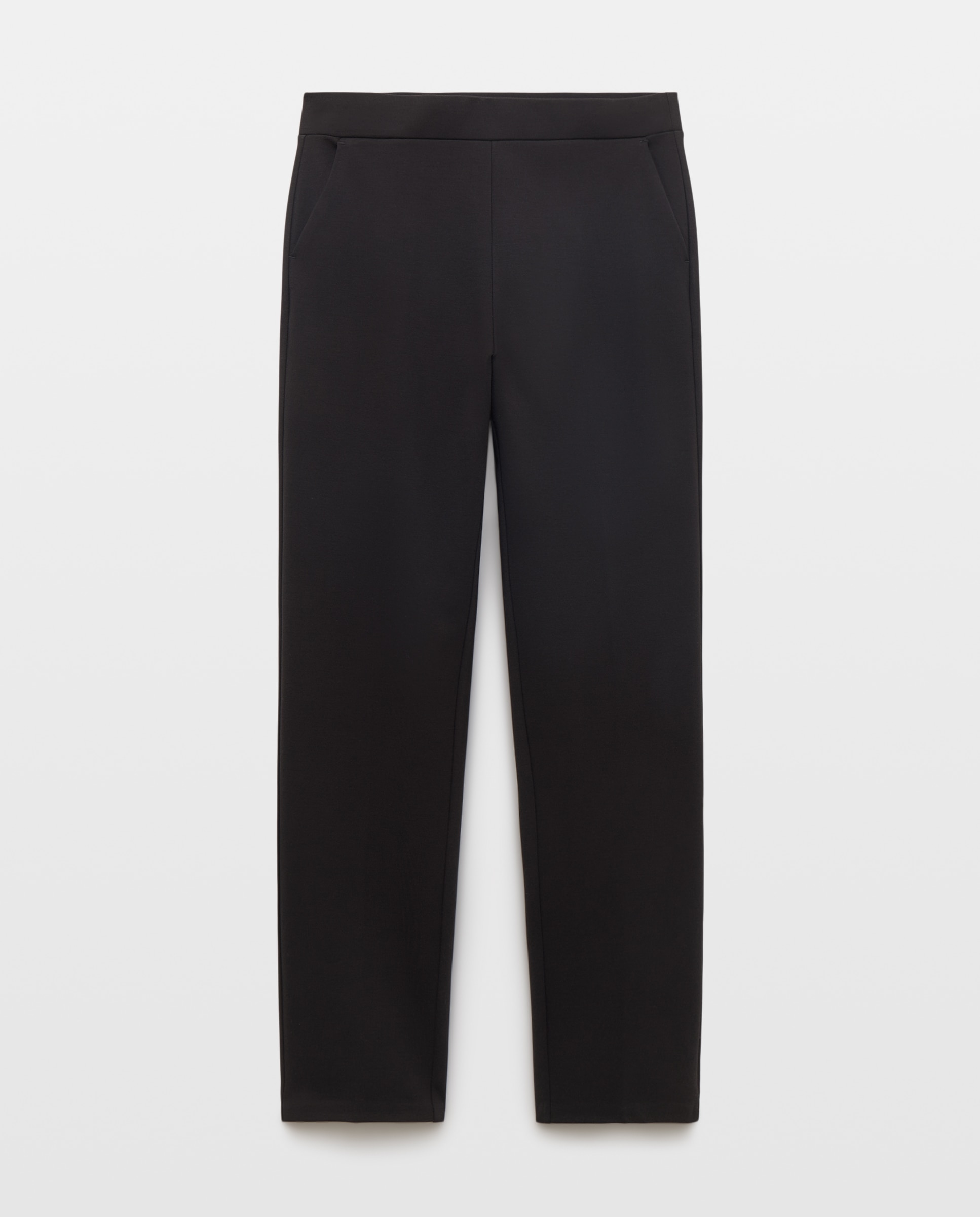 Pantalón semipitillo liso de mujer - Woman El Corte Inglés - Negro Negro-4