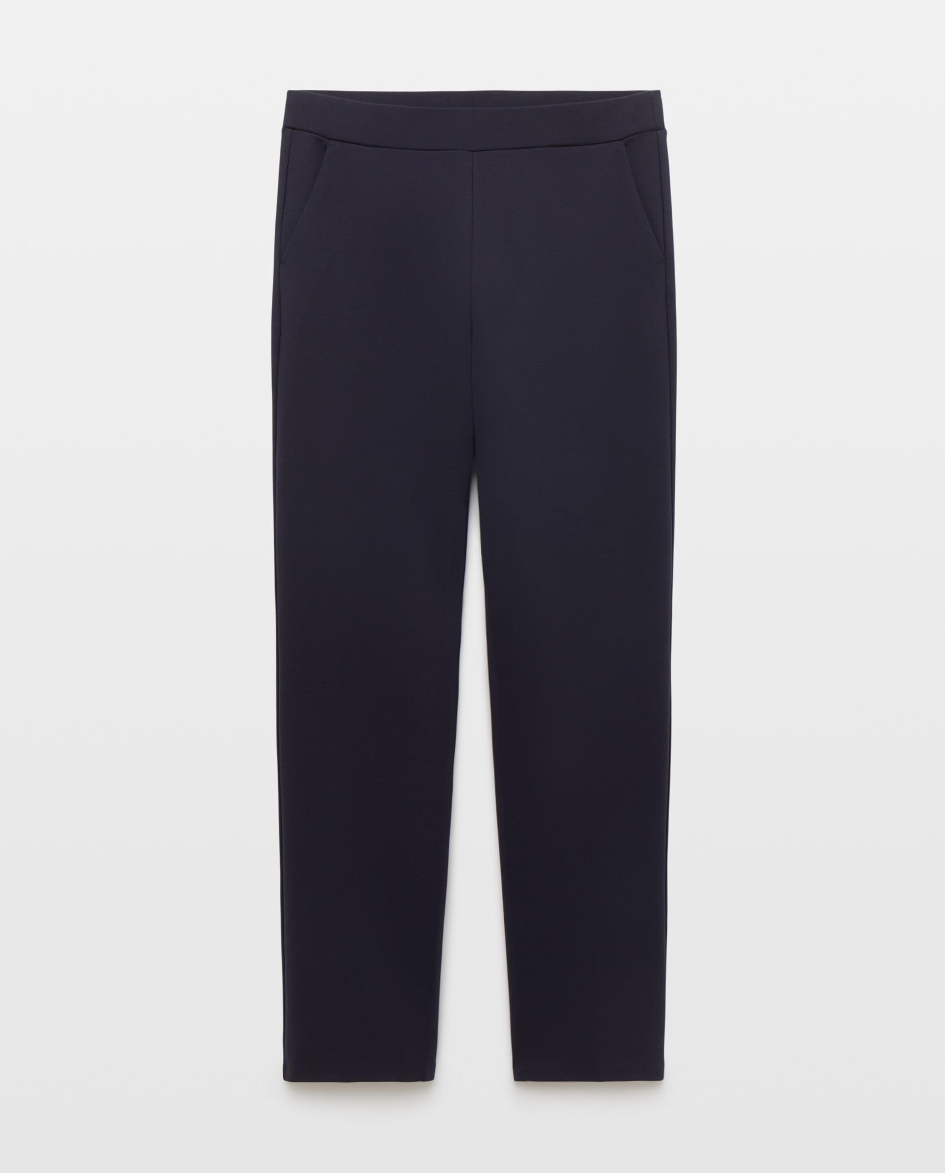 Pantalón semipitillo liso de mujer - Woman El Corte Inglés - Azul marino Azul marino-4